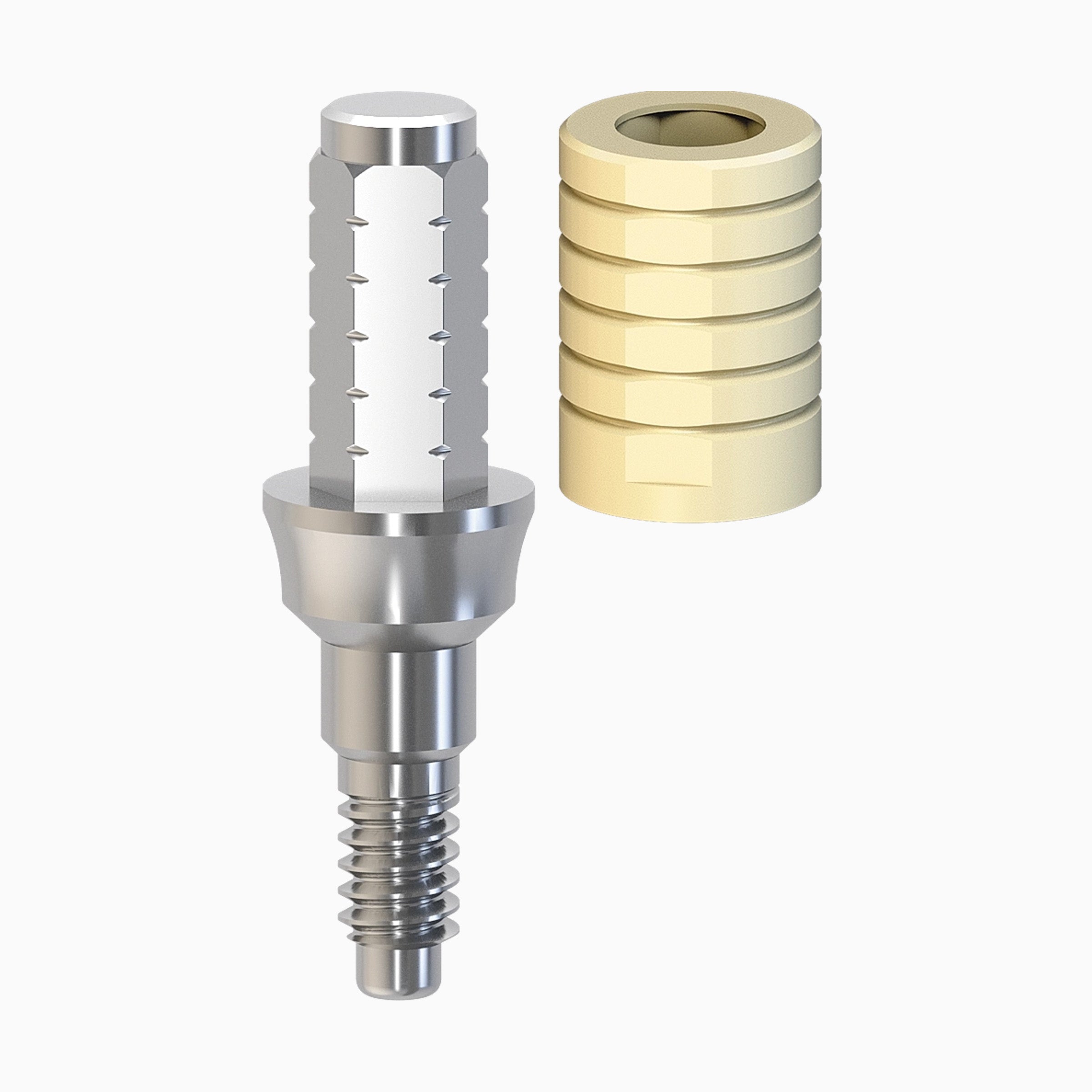 Internal Hex Titanium Temporary Abutment, Immediate, NP, C1.5 mm