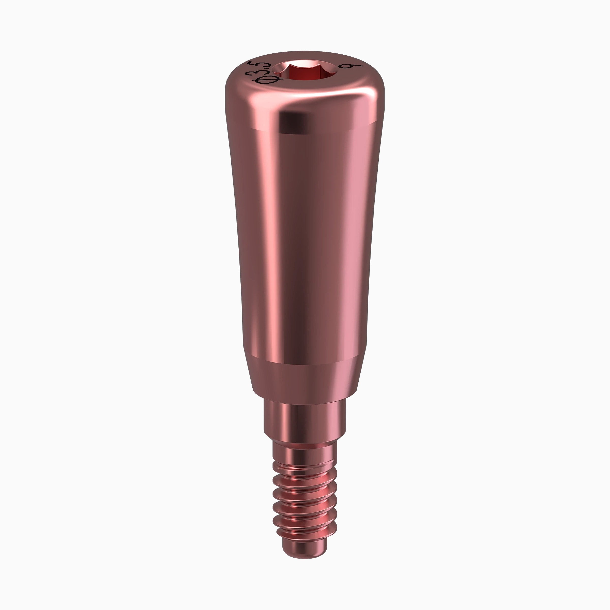 GENESIS ACTIVE™ Conical Healing Abutment, Concave, Ø3.5, H6.0mm