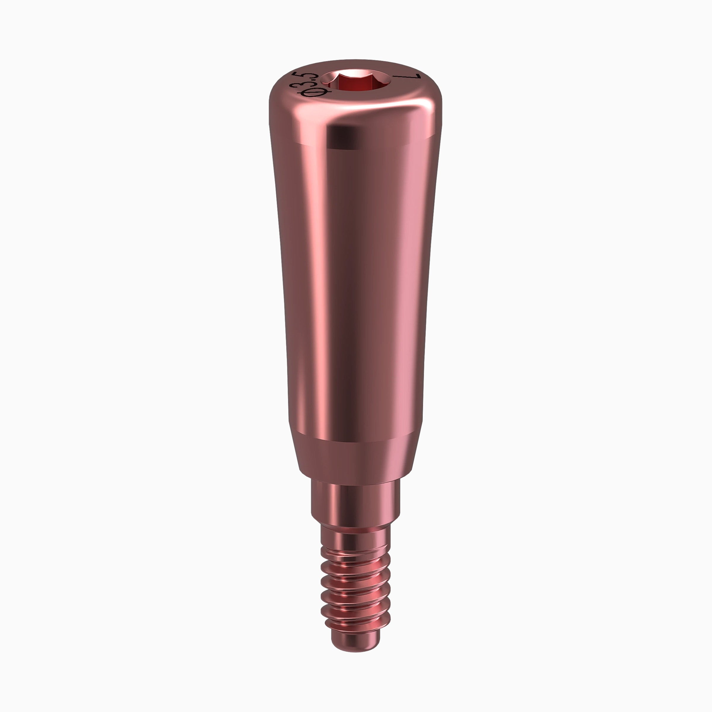 GENESIS ACTIVE™ Conical Healing Abutment, Concave, Ø3.5, H7.0mm