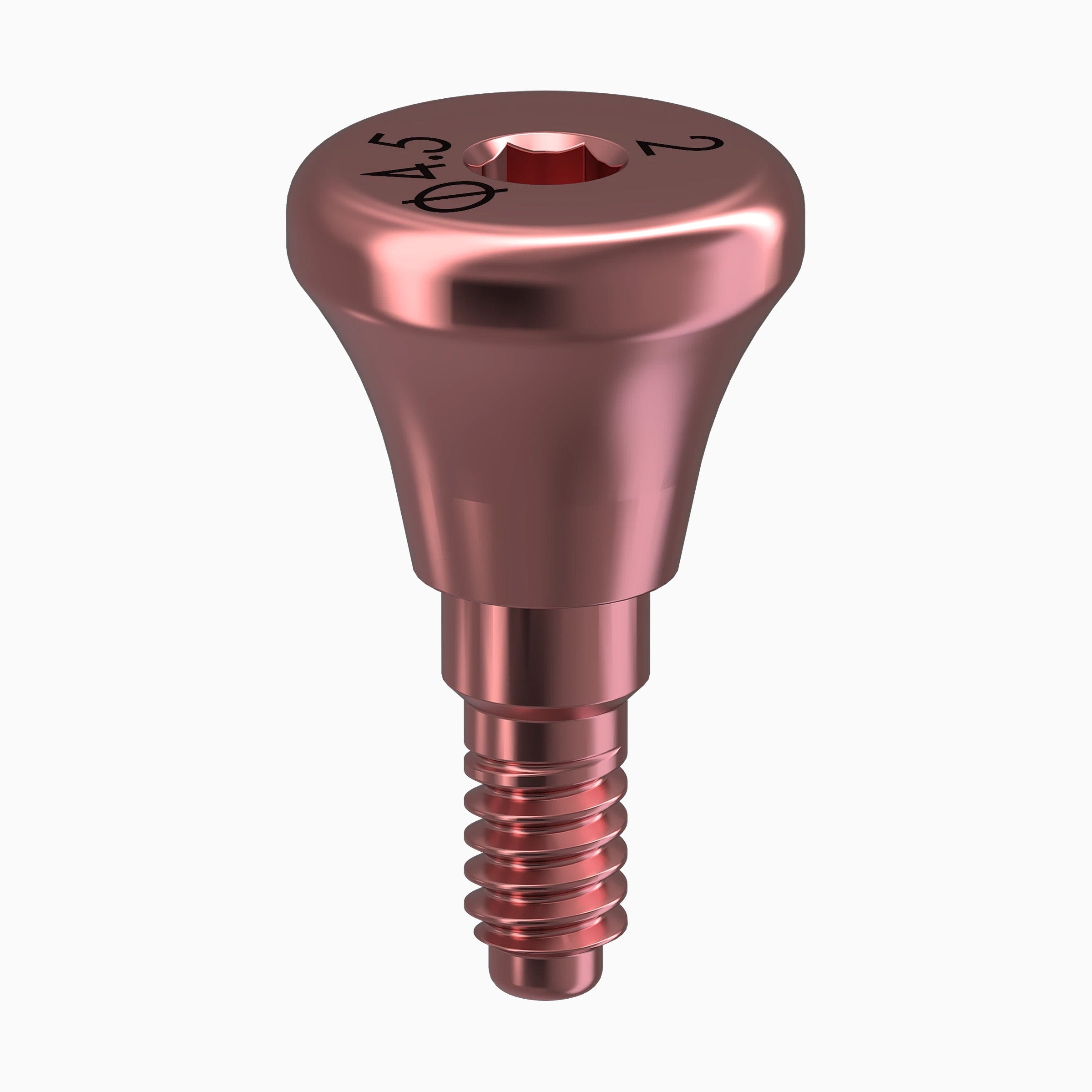 GENESIS ACTIVE™ Conical Healing Abutment, Concave, Ø4.5, H2.0mm
