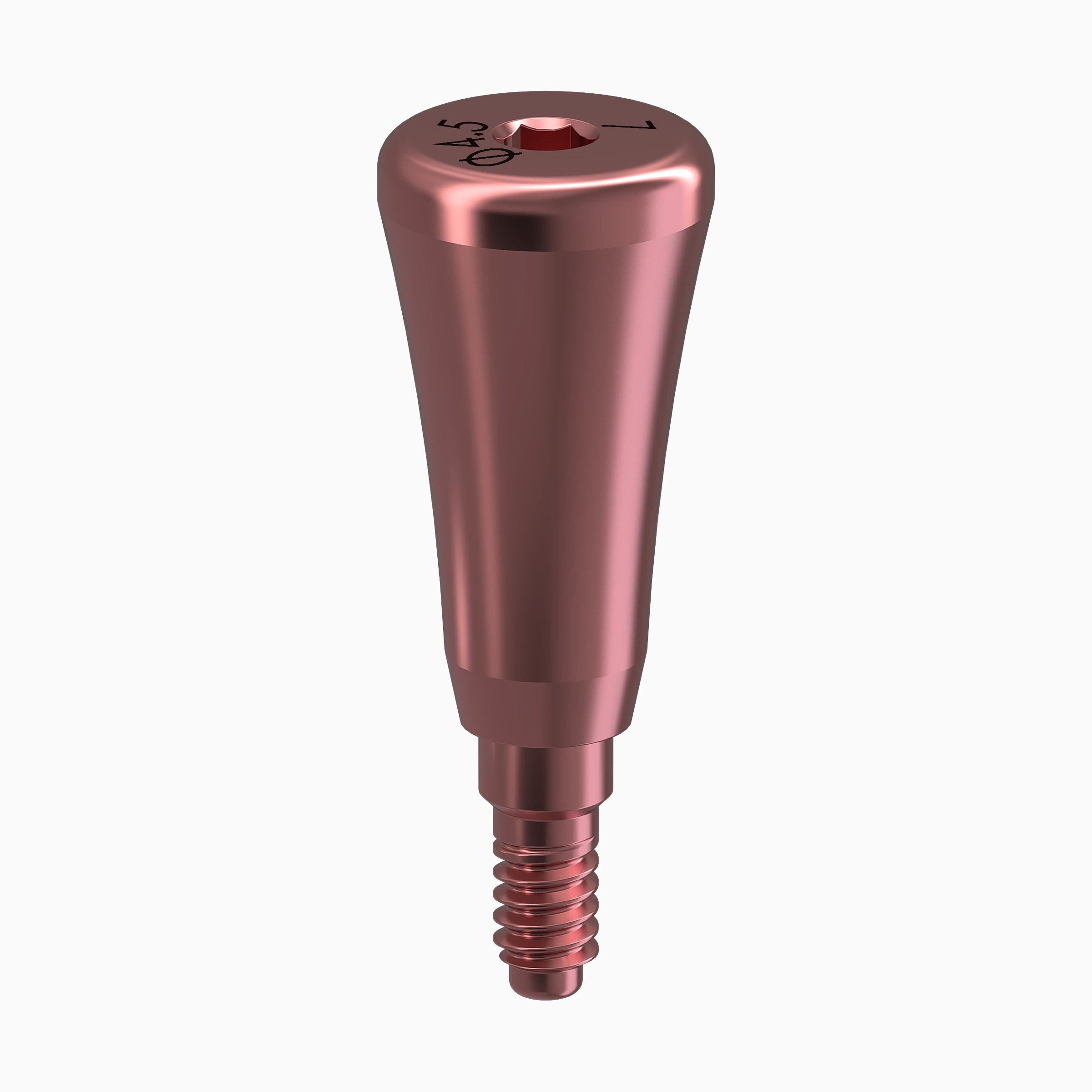 GENESIS ACTIVE™ Conical Healing Abutment, Concave, Ø4.5, H7.0mm