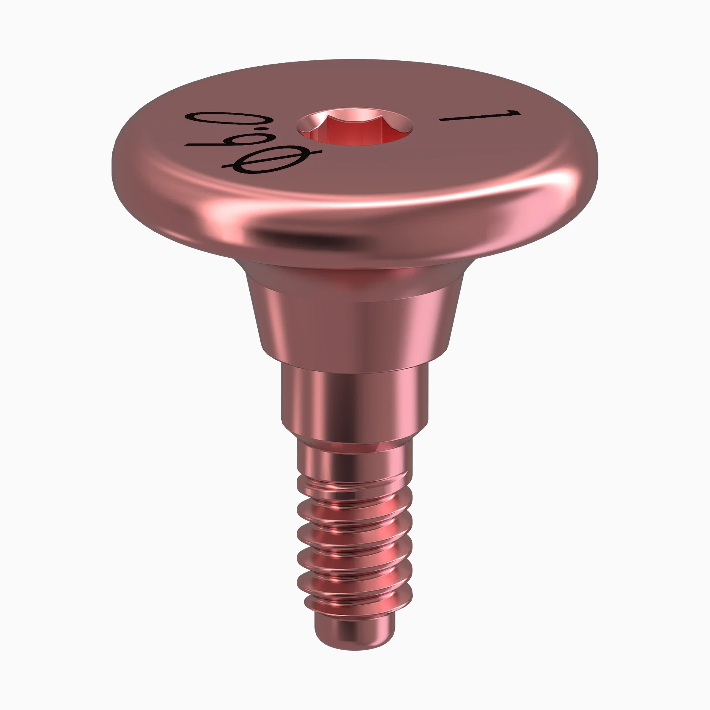 GENESIS ACTIVE™ Conical Healing Abutment, Concave, Ø6.0, H1.0mm