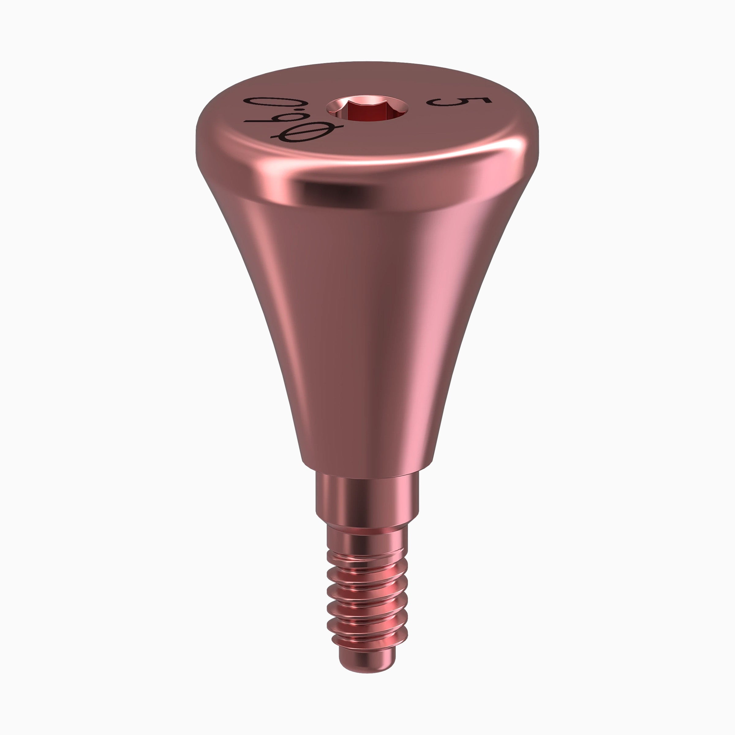 GENESIS ACTIVE™ Conical Healing Abutment, Concave, Ø6.0, H5.0 mm