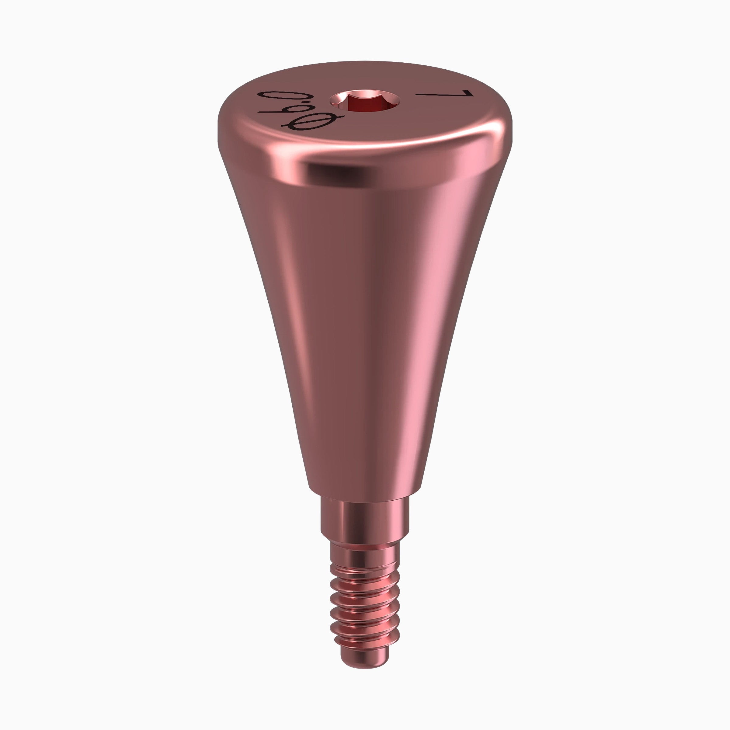 GENESIS ACTIVE™ Conical Healing Abutment, Concave, Ø6.0, H7.0mm