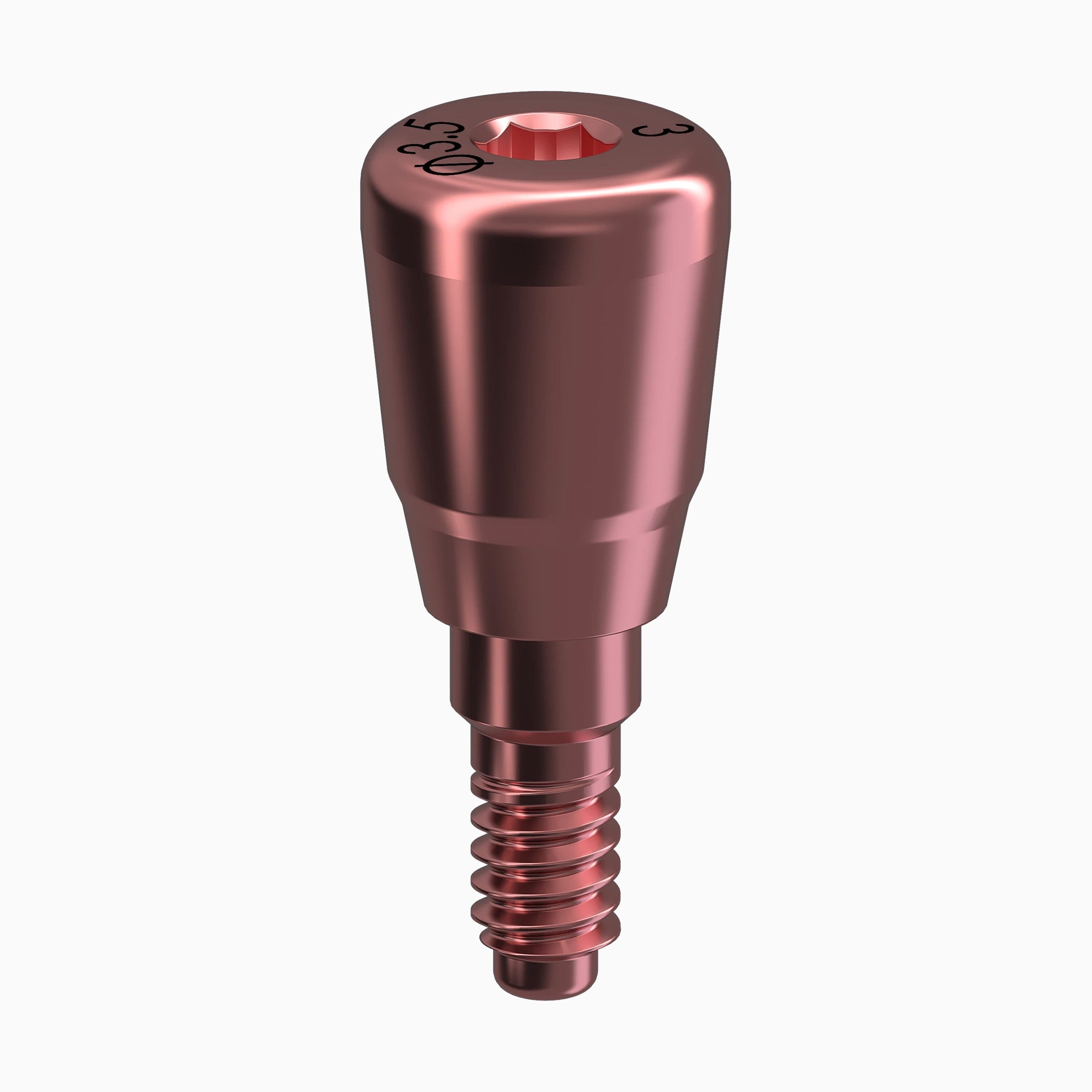 GENESIS ACTIVE™ Conical Healing Abutment, Flared, Ø3.5, H3.0mm