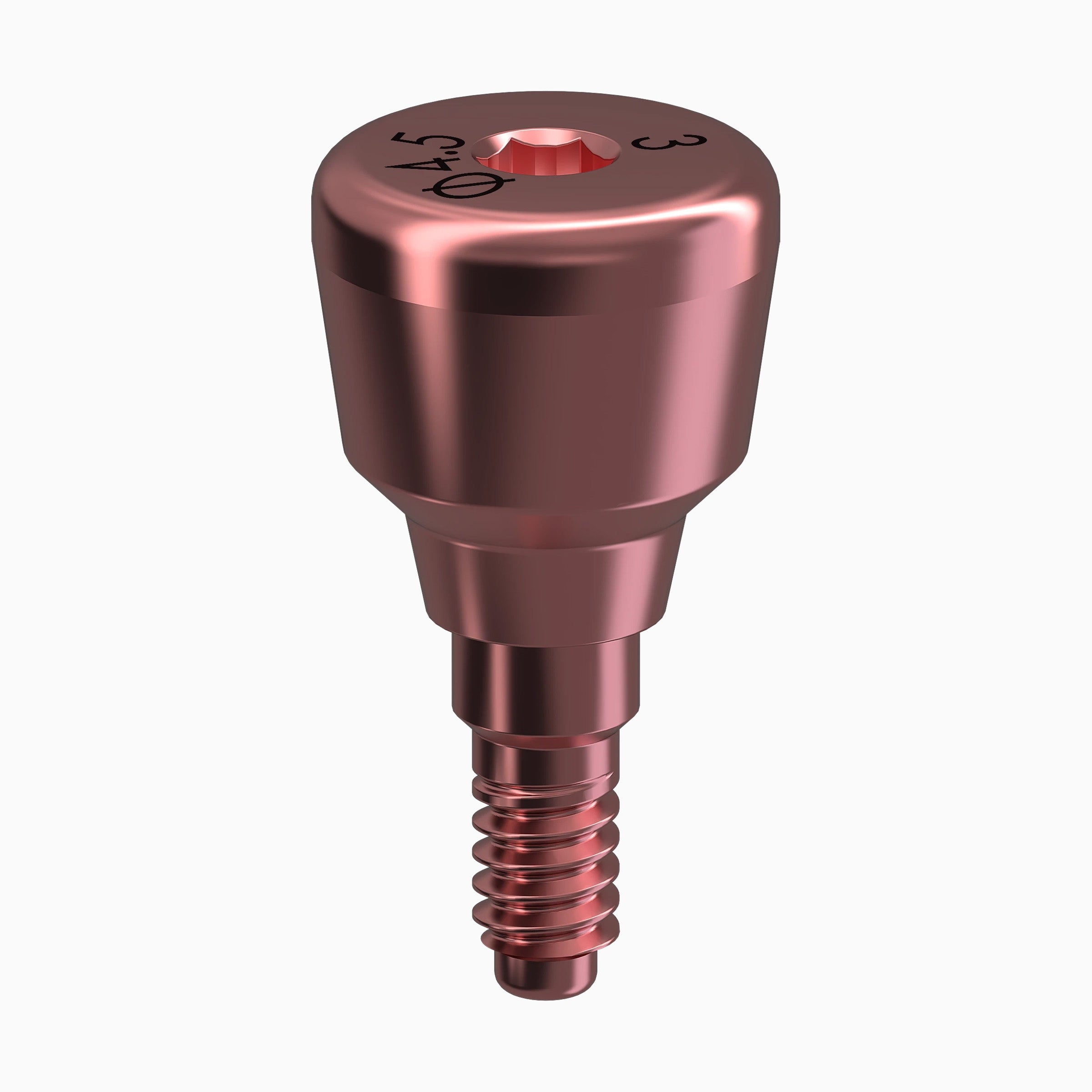 GENESIS ACTIVE™ Conical Healing Abutment, Flared, Ø4.5, H3.0mm