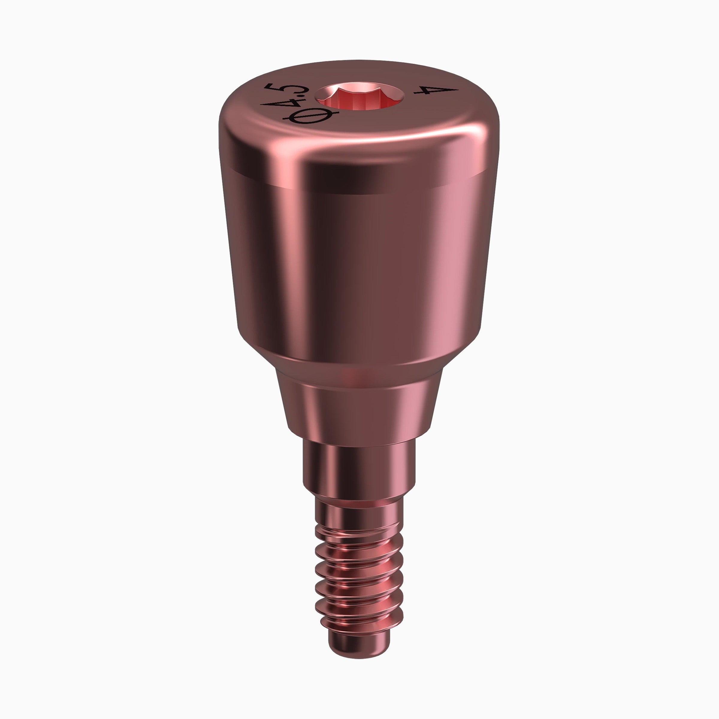 GENESIS ACTIVE™ Conical Healing Abutment, Flared, Ø4.5, H4.0mm