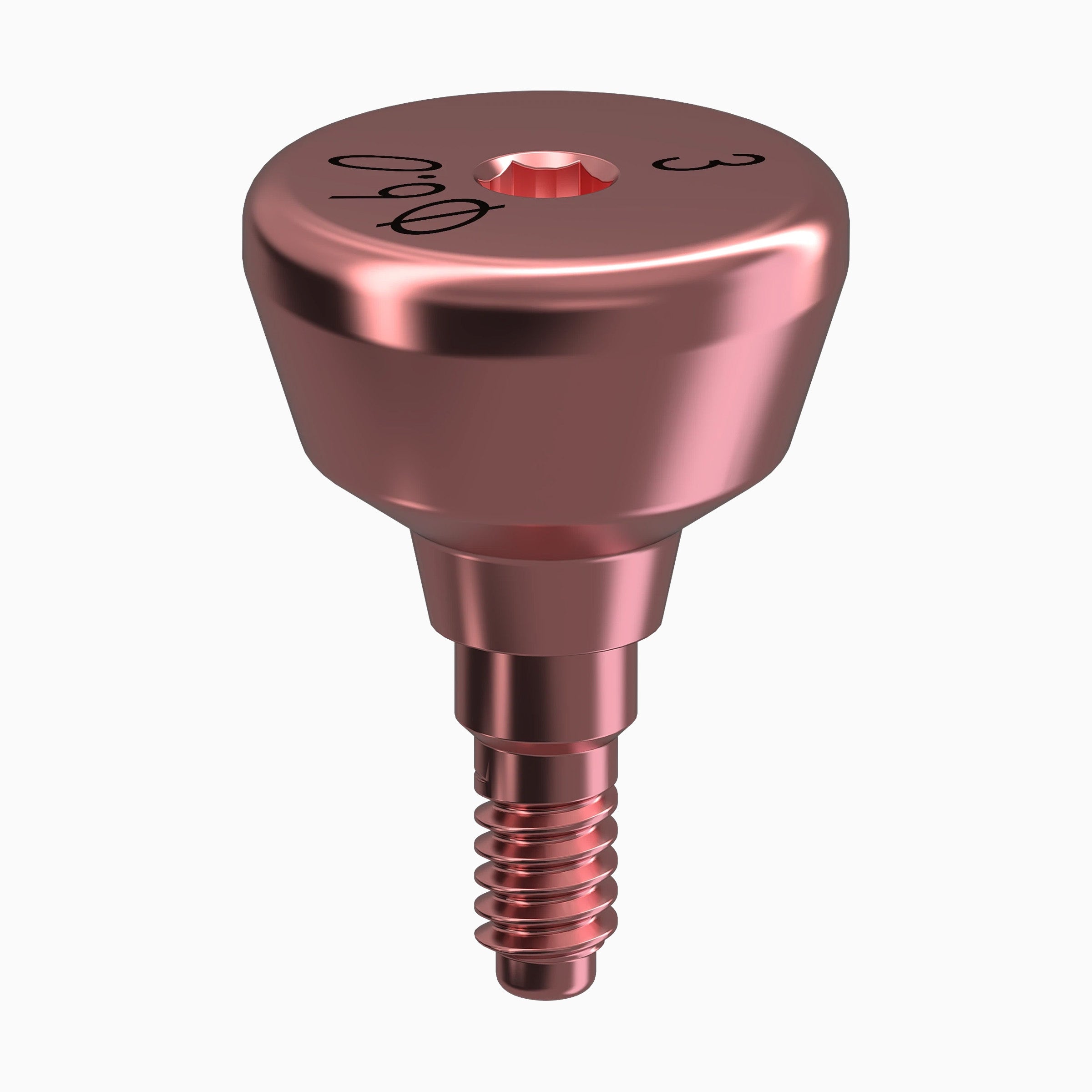 GENESIS ACTIVE™ Conical Healing Abutment, Flared, Ø6.0, H3.0mm