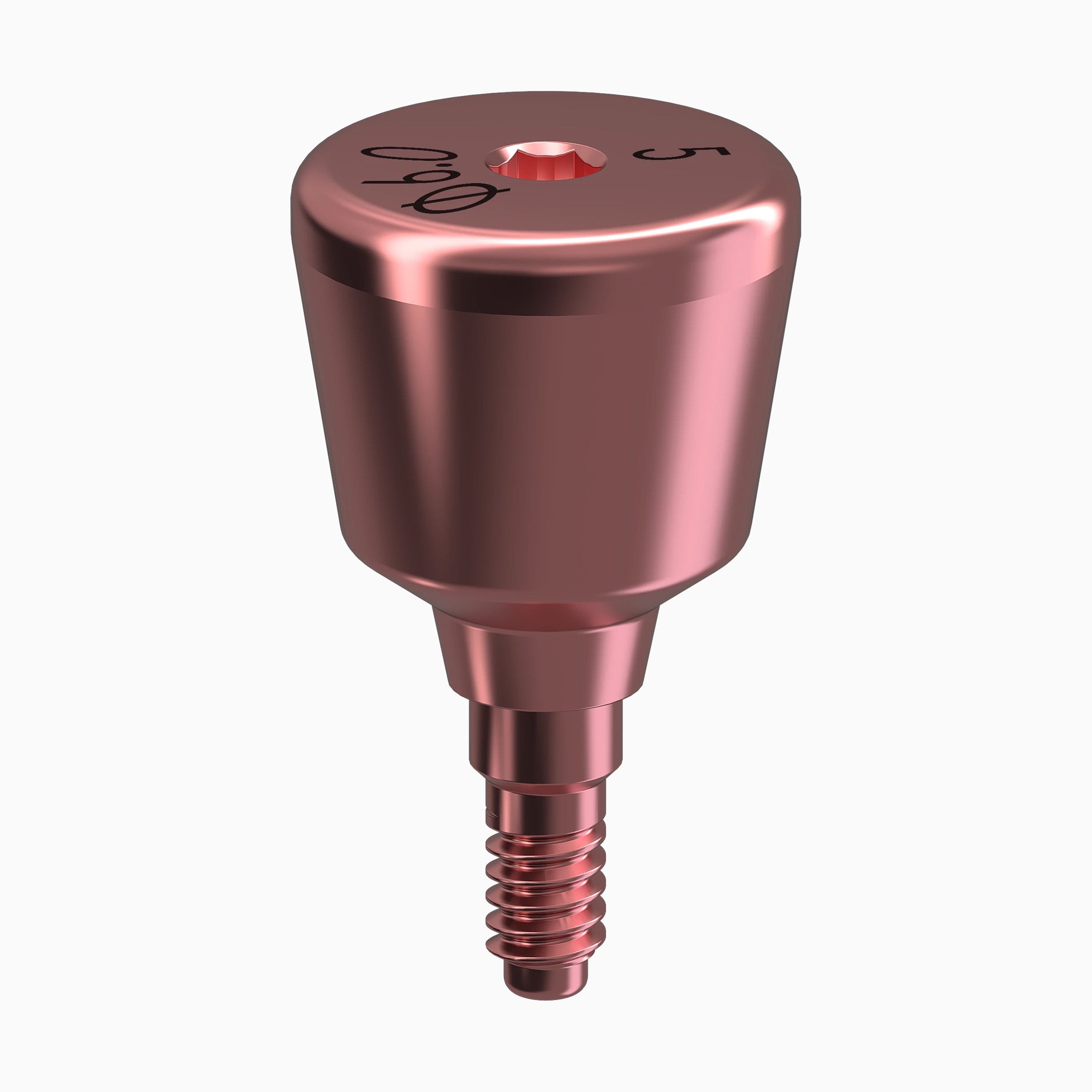 GENESIS ACTIVE™ Conical Healing Abutment, Flared, Ø6.0, H5.0 mm
