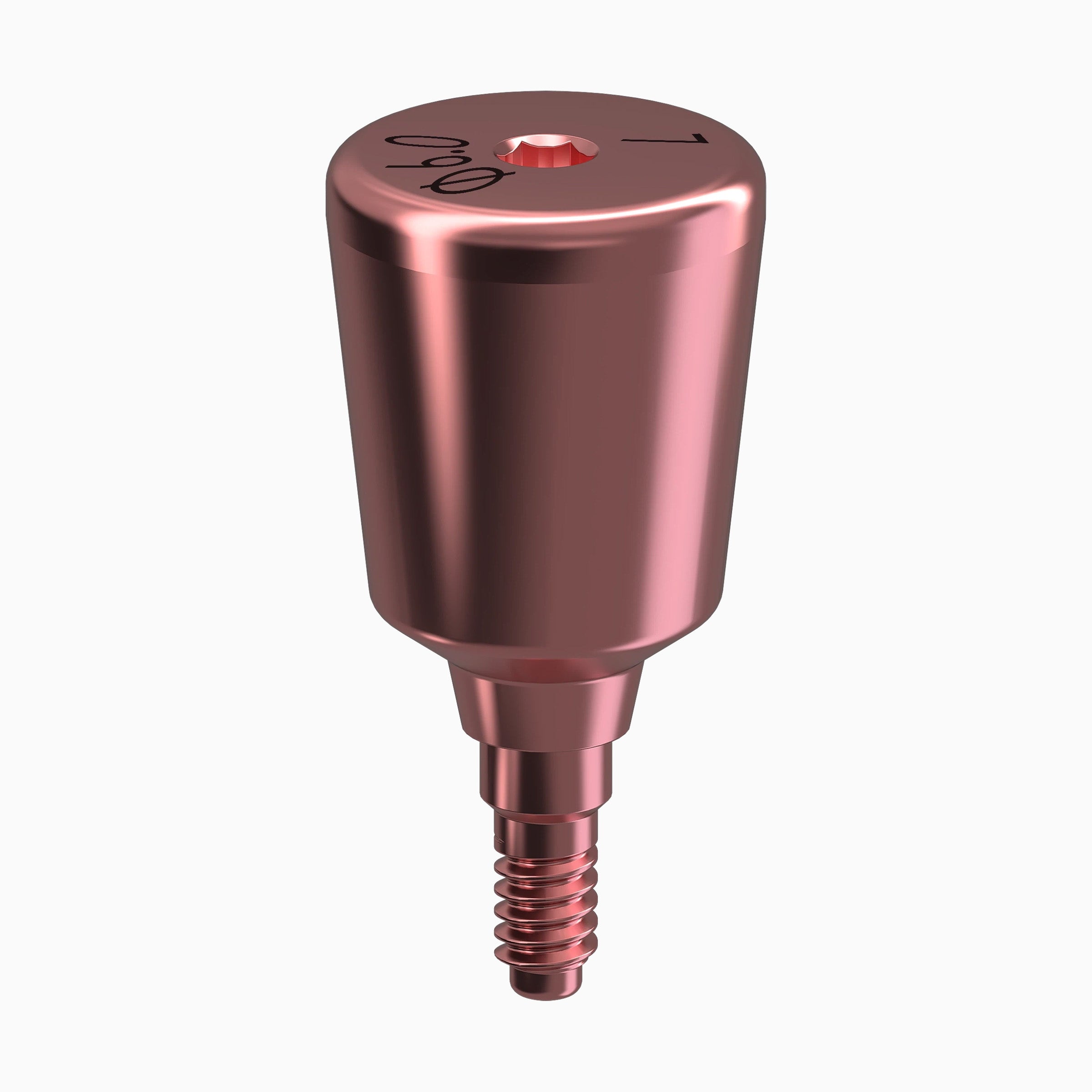 GENESIS ACTIVE™ Conical Healing Abutment, Flared, Ø6.0, H7.0mm