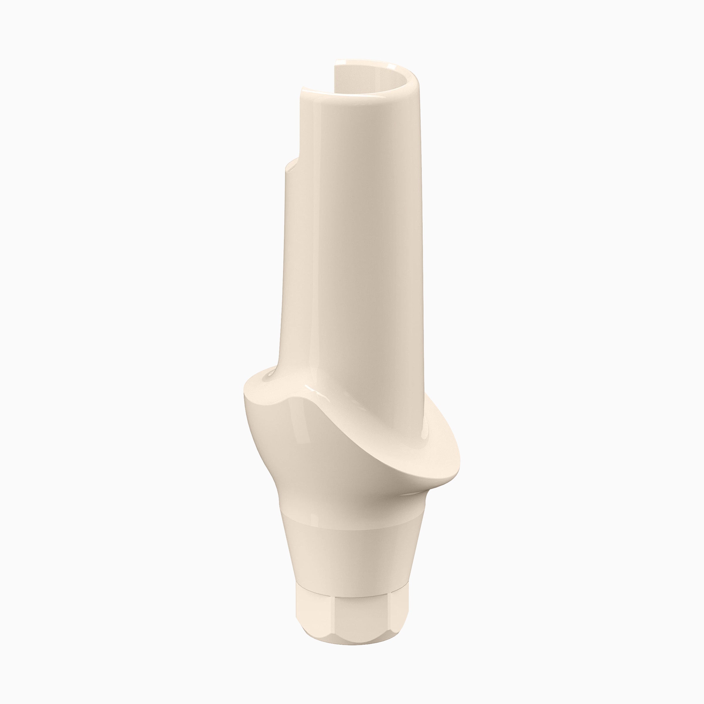 GENESIS ACTIVE™ Conical Temporary Abutment, PEEK, Straight, Esthetic, Concave, Ø4.5, H1.0mm, Engaging