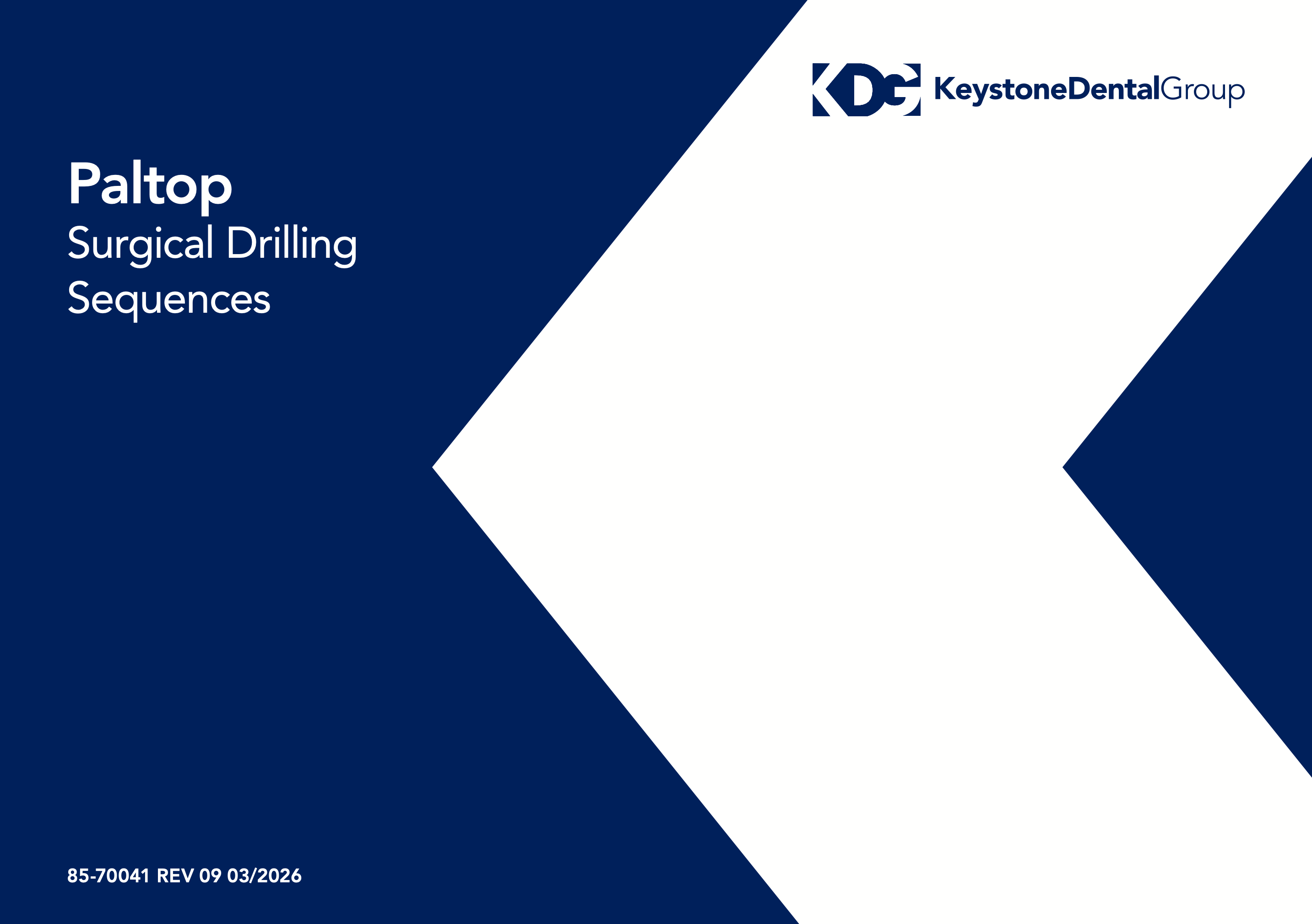 Paltop Surgical Drilling Sequences Booklet