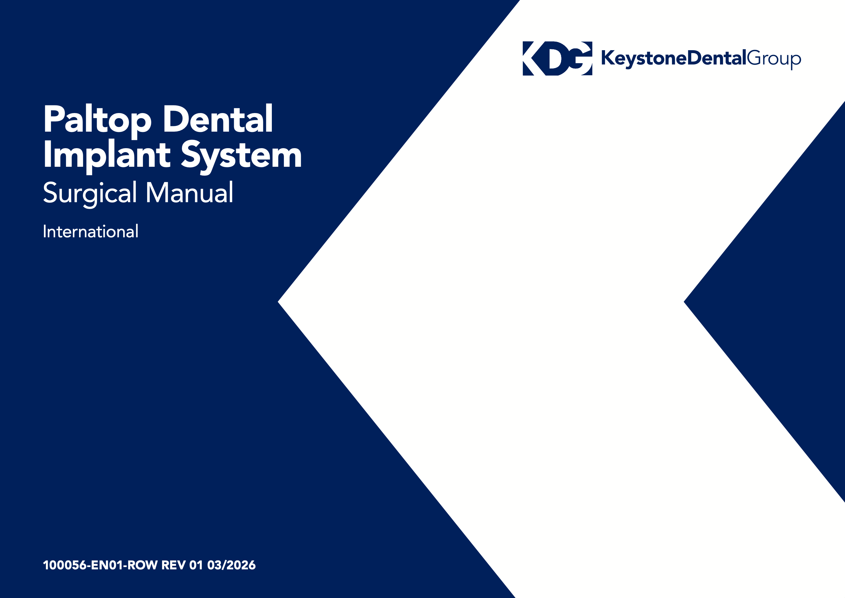 Surgical Manual Paltop Dental Implant System