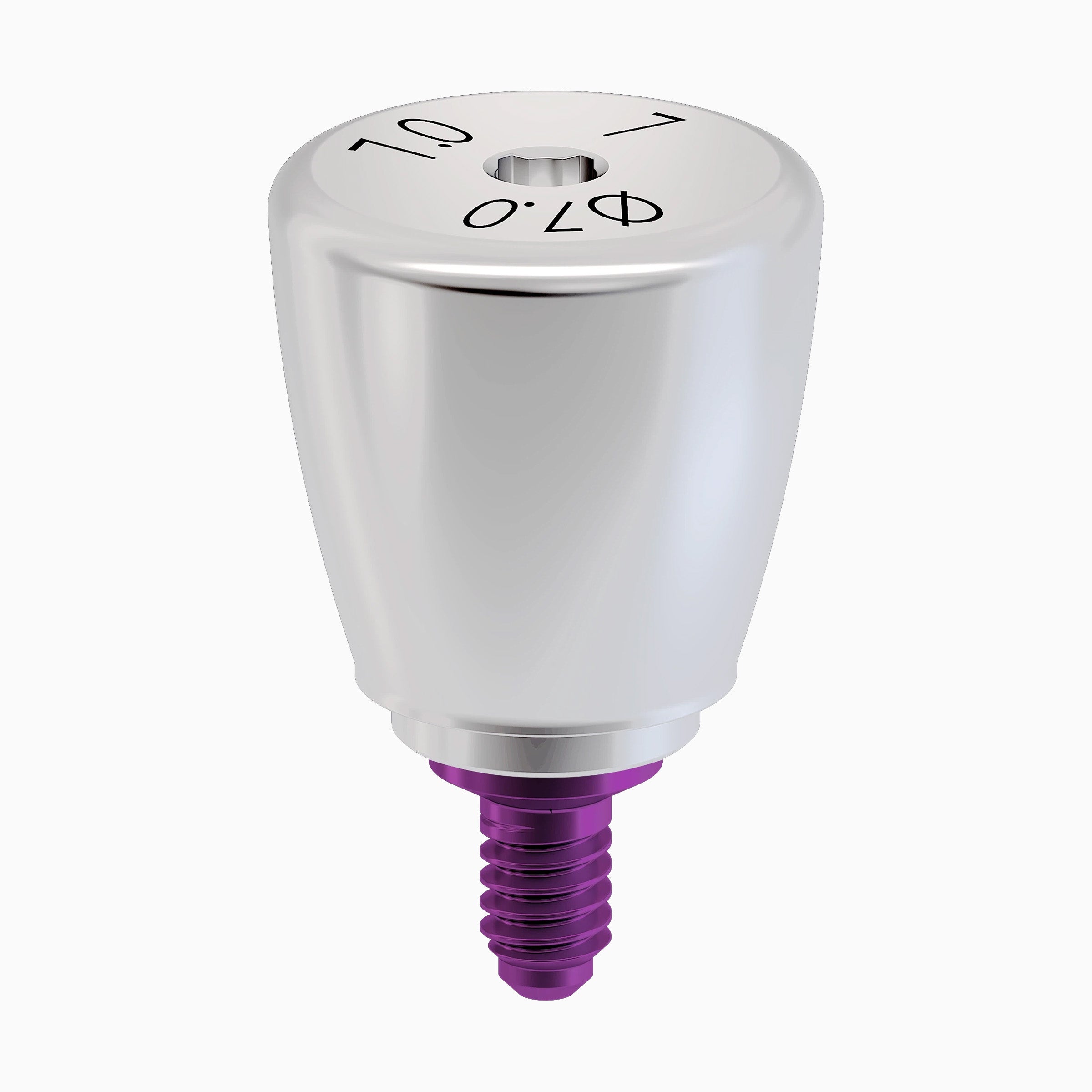 TiLobe® Healing Abutment, WD, Concave, Ø6.0 x C7.0 mm