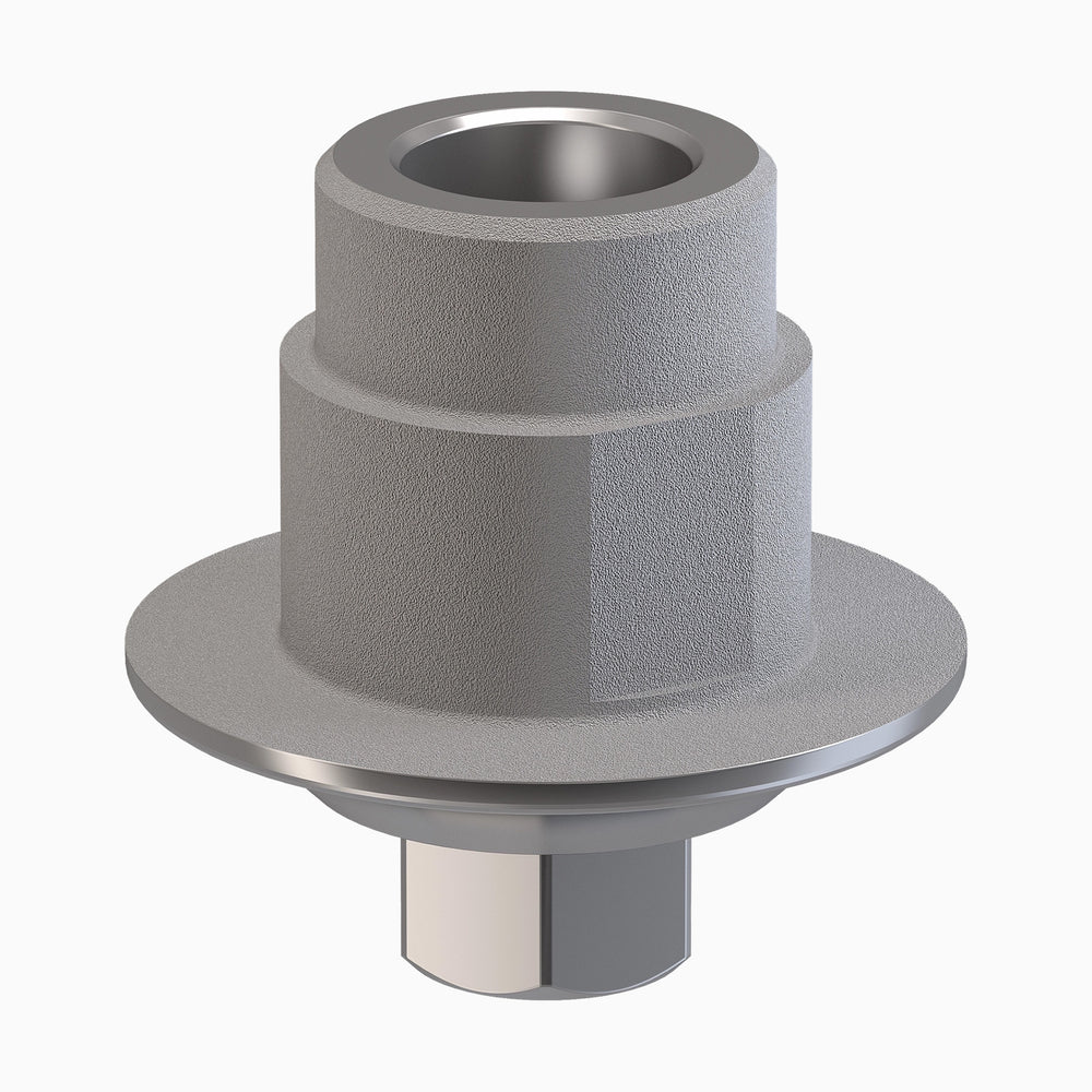 Internal Hex TiBase Abutment, Engaging, WP, Ø7.0 flare, C1.0 mm ...