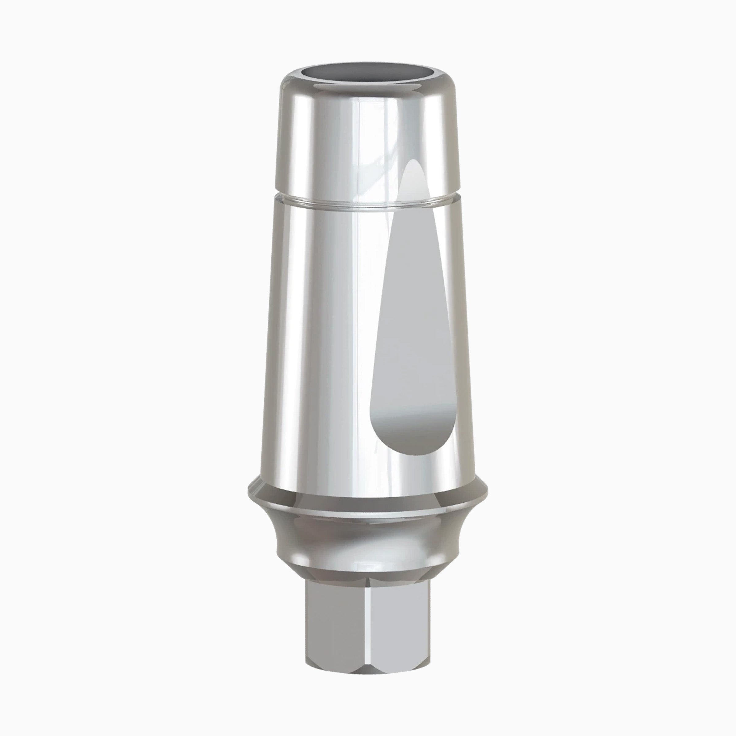 Internal Hex Esthetic Abutment, NP, Straight, Concave, Ø4.0, H8.0 x C1.0 mm