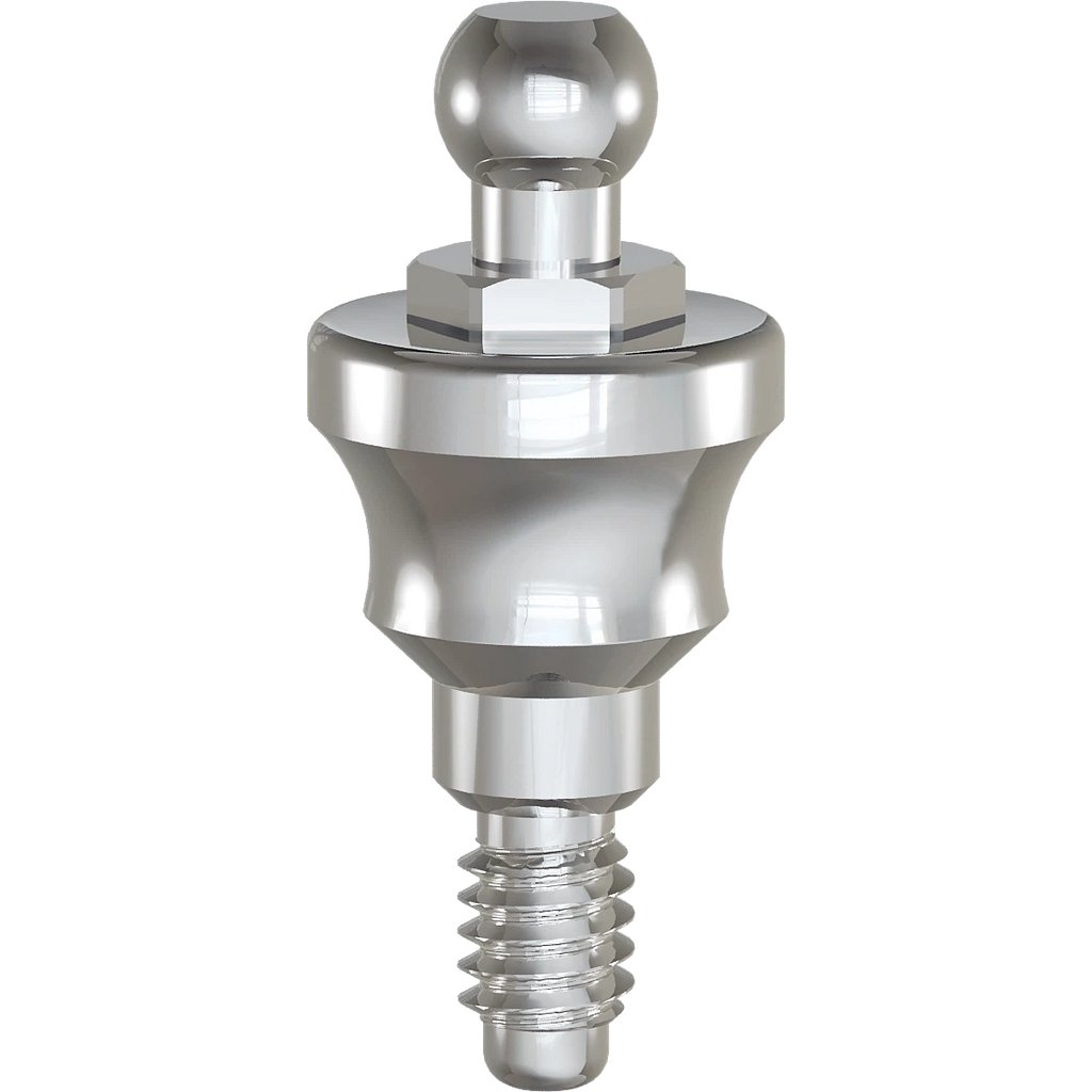 Paltop Internal Hex Ball Attachment, SP, H 4.0mm Narrow / 2mm