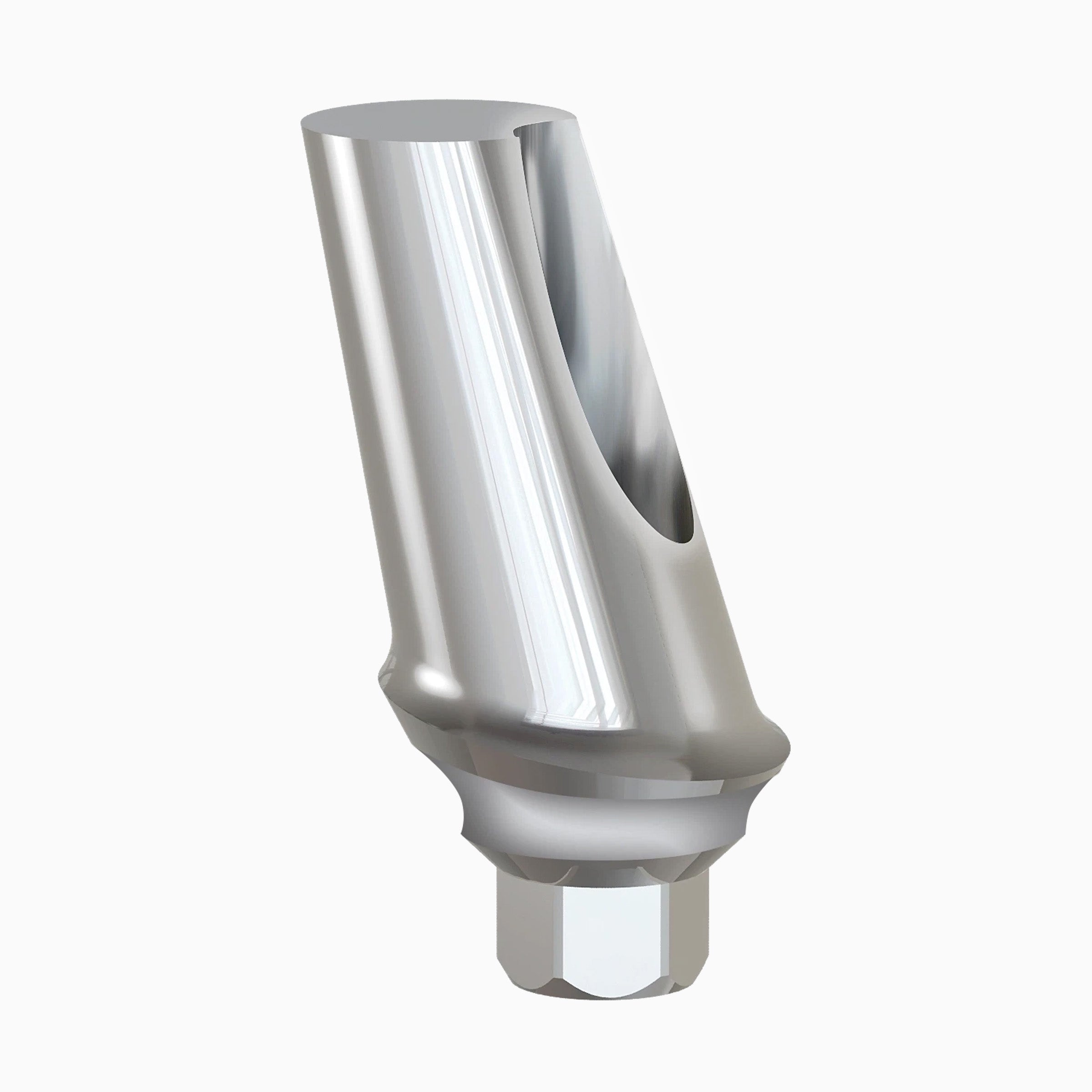 Internal Hex Esthetic Abutment, SP, 15° Angled, Concave, Ø4.5 x C1.0 mm