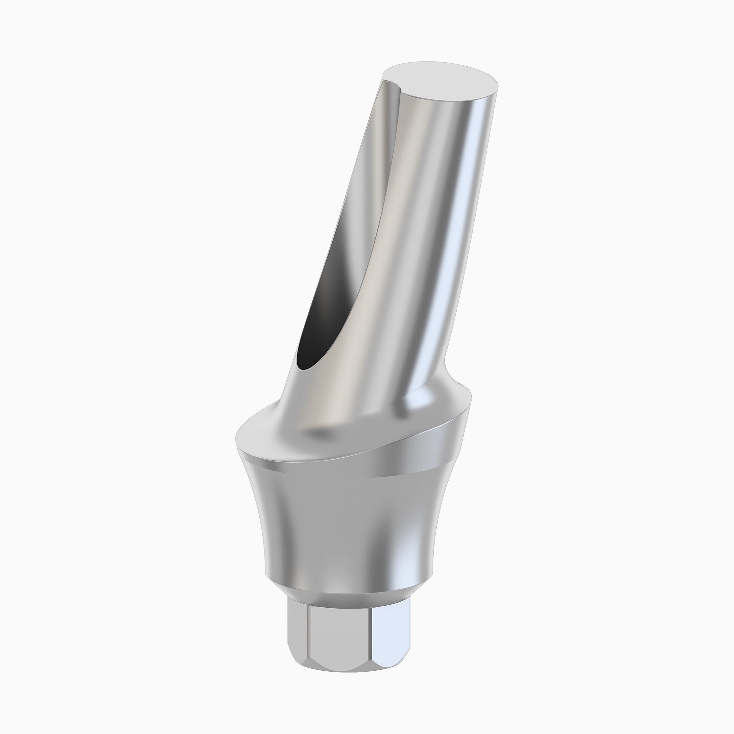 Internal Hex Esthetic Abutment, SP, 15° Angled, Concave, Ø4.5 x C3.0 mm