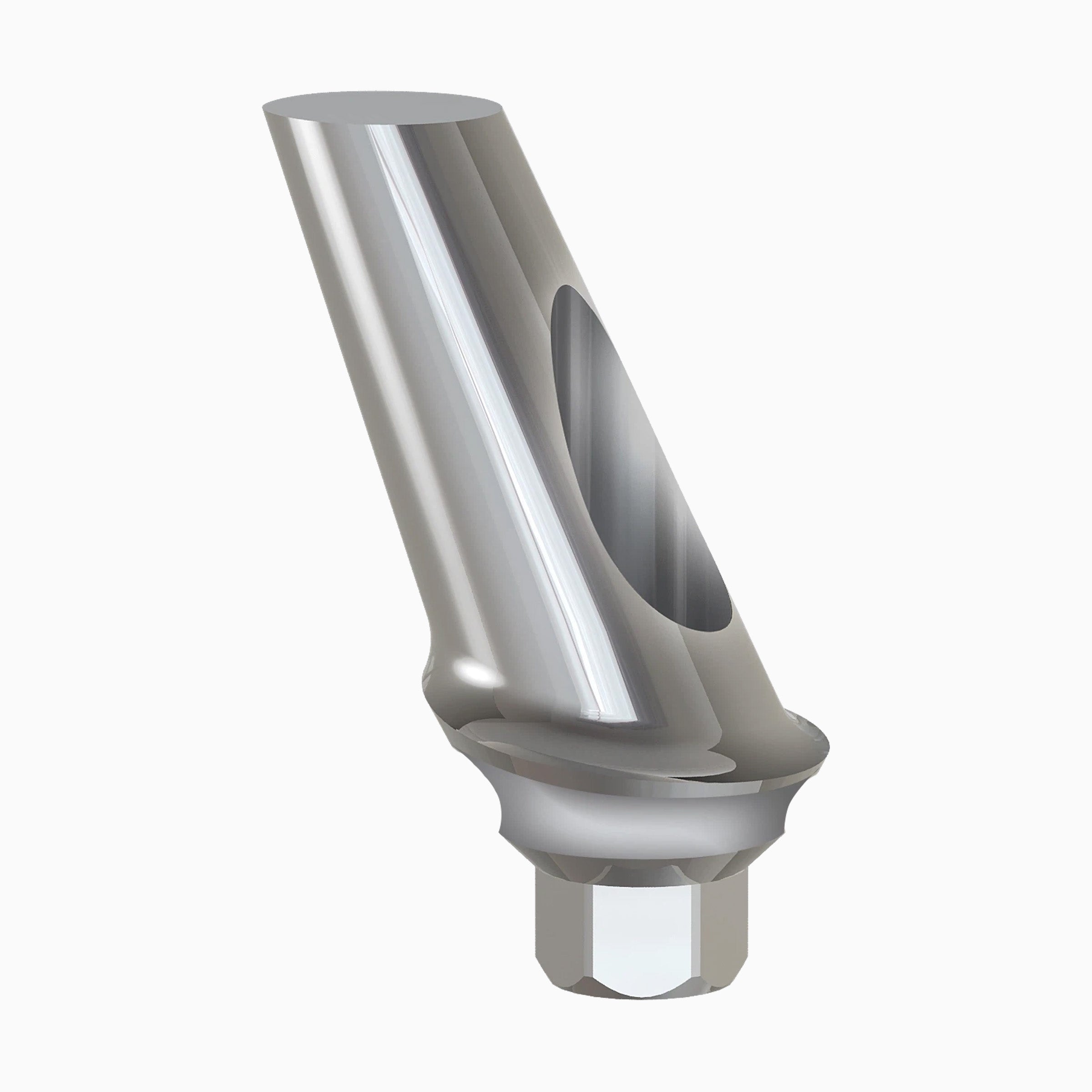 Internal Hex Esthetic Abutment, SP, 25° Angled, Concave, Ø4.5 x C1.0 mm