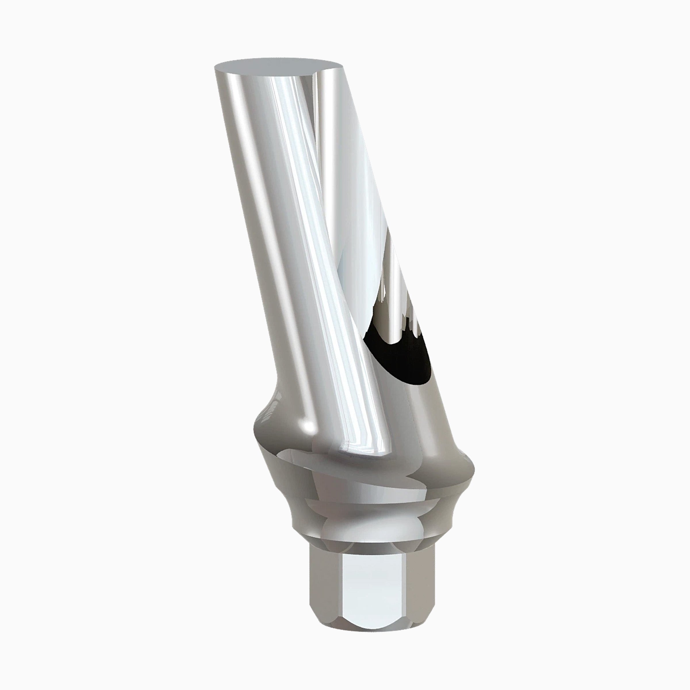Internal Hex Esthetic Abutment, NP, 15° Angled, Anatomic Concave, Ø4.0 x C1.0 mm