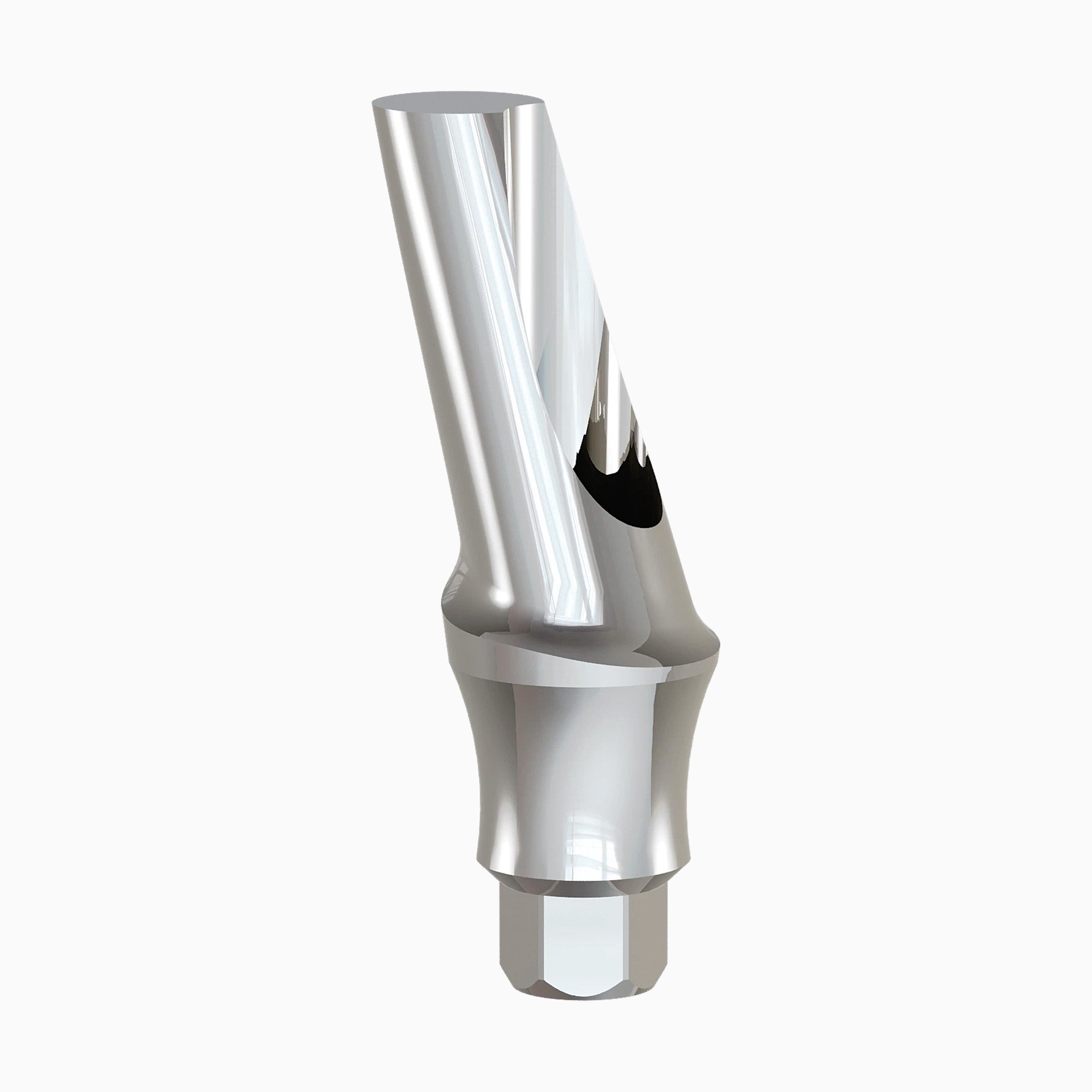 Internal Hex Esthetic Abutment, NP, 15° Angled, Anatomic Concave, Ø4.0 x C3.0 mm