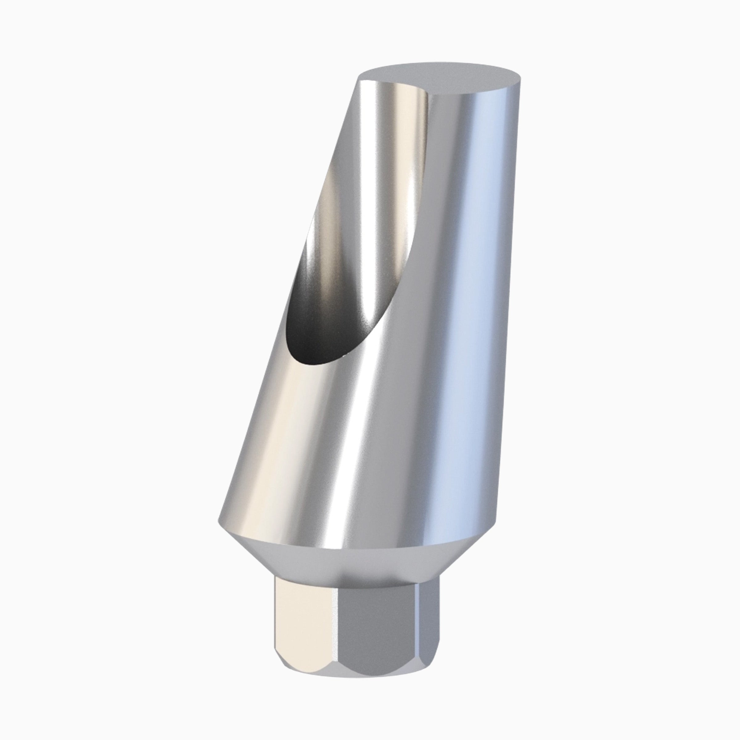Internal Hex Esthetic Abutment, SP, 15° Angled, Knife Edge, Slim Tapered, Ø4.5 mm