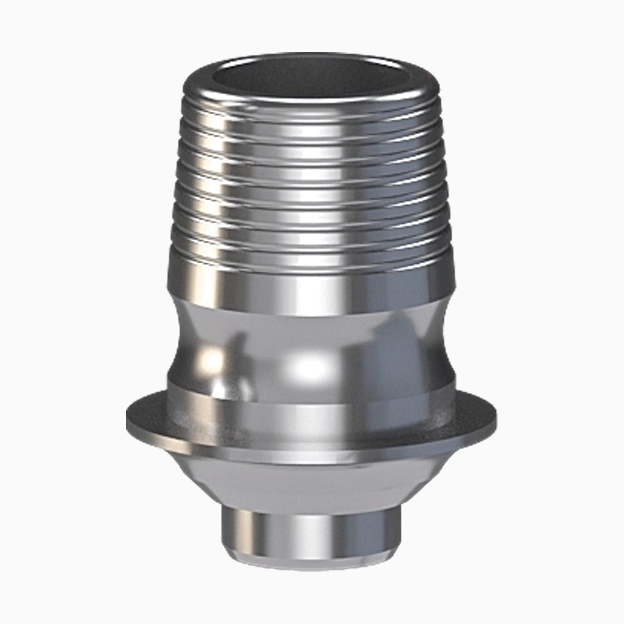 Internal Hex NP TiBase Abutment, Round Non-Engaging, 0.5 cuff, 4H