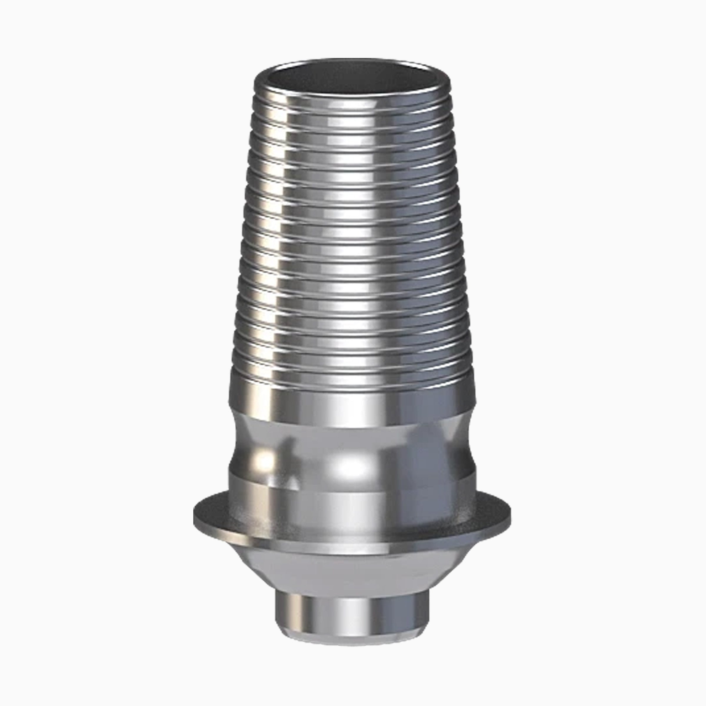 Internal Hex NP TiBase Abutment, Round Non-Engaging, 0.5 cuff, 6H