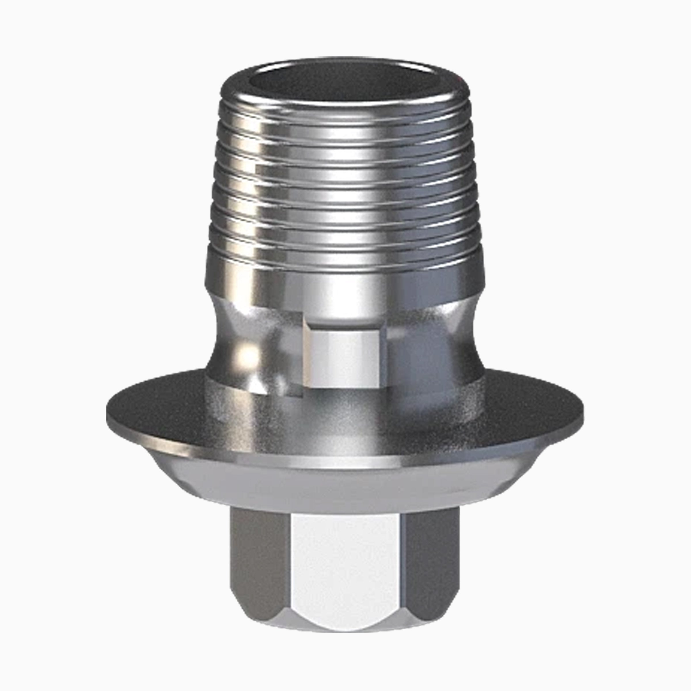 Internal Hex WP TiBase Abutment, Round Engaging 0.5 cuff, 4H