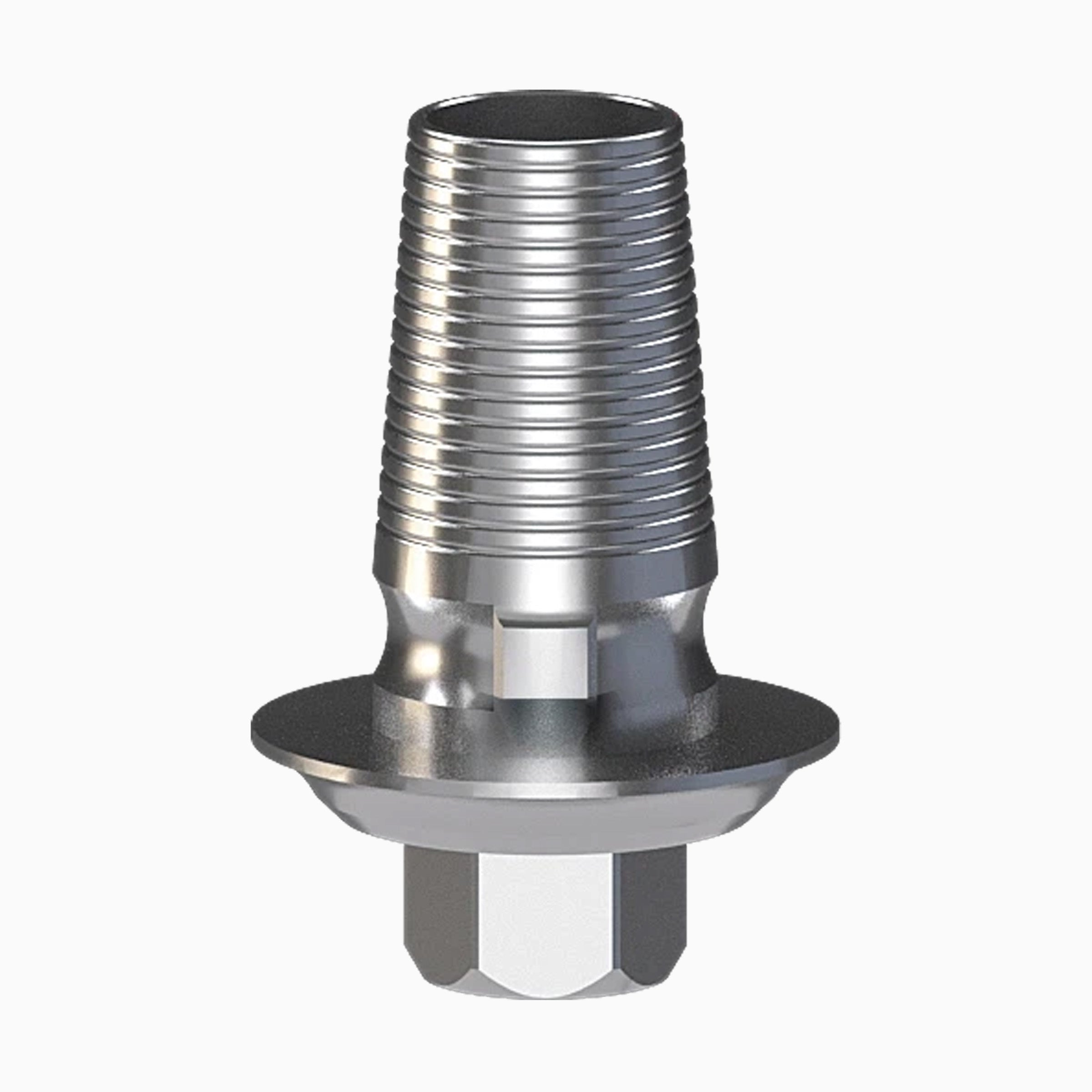 Internal Hex WP TiBase Abutment, Round Engaging 0.5 cuff, 6H