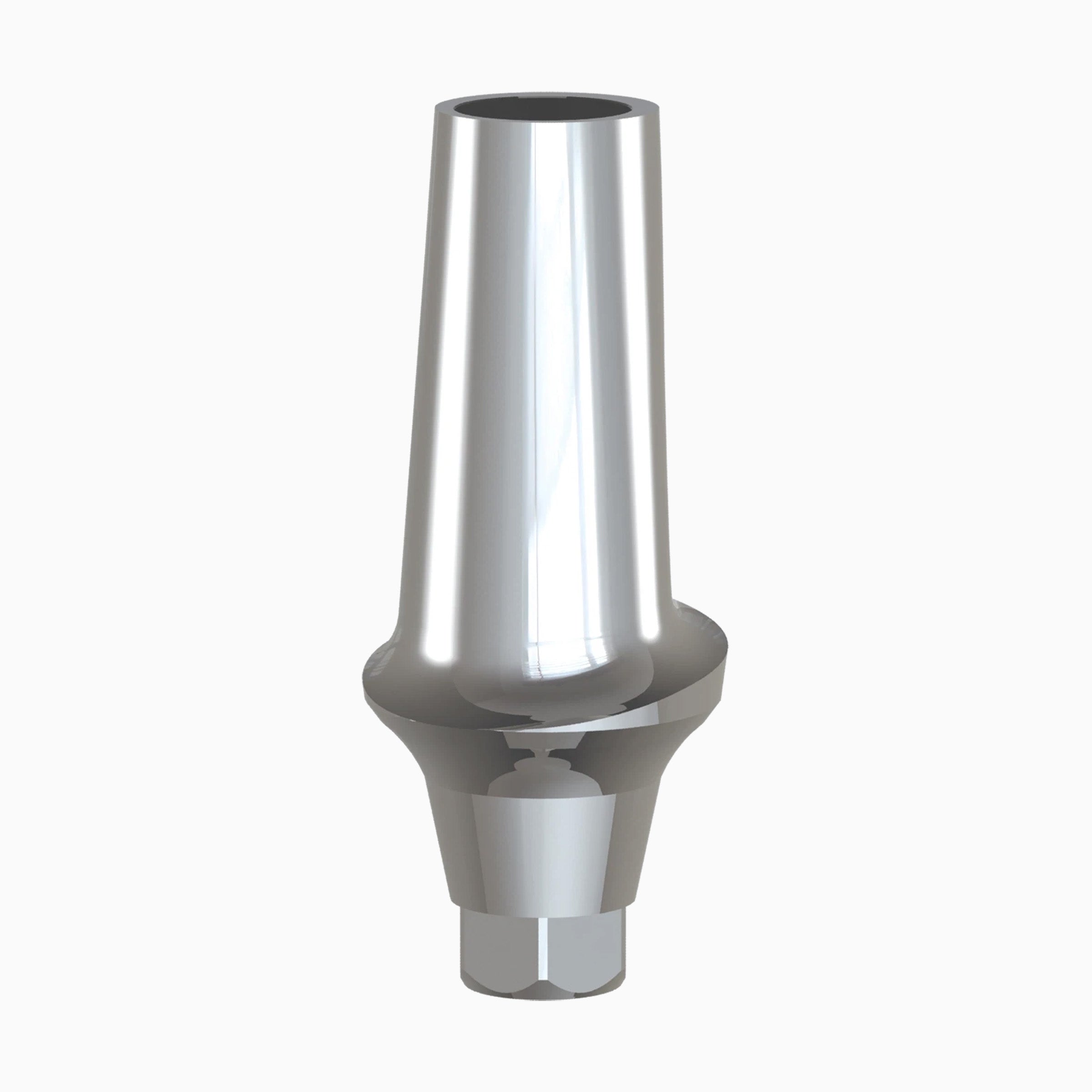 Conical Titanium Abutment, Straight, Anatomic Concave, Ø4.5, C1.0 mm
