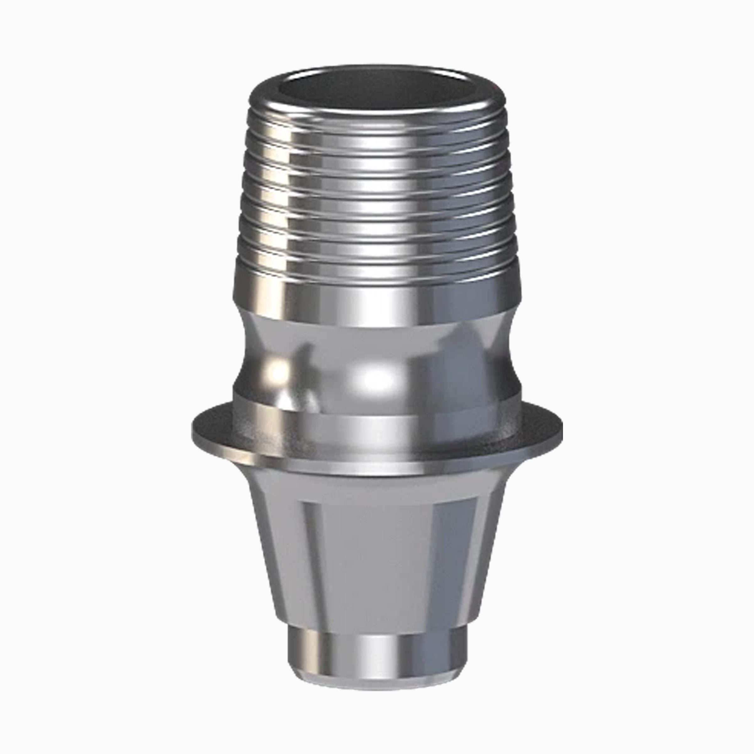 Conical TiBase Abutment, Round, Non-Engaging, H4.0, C0.5 mm
