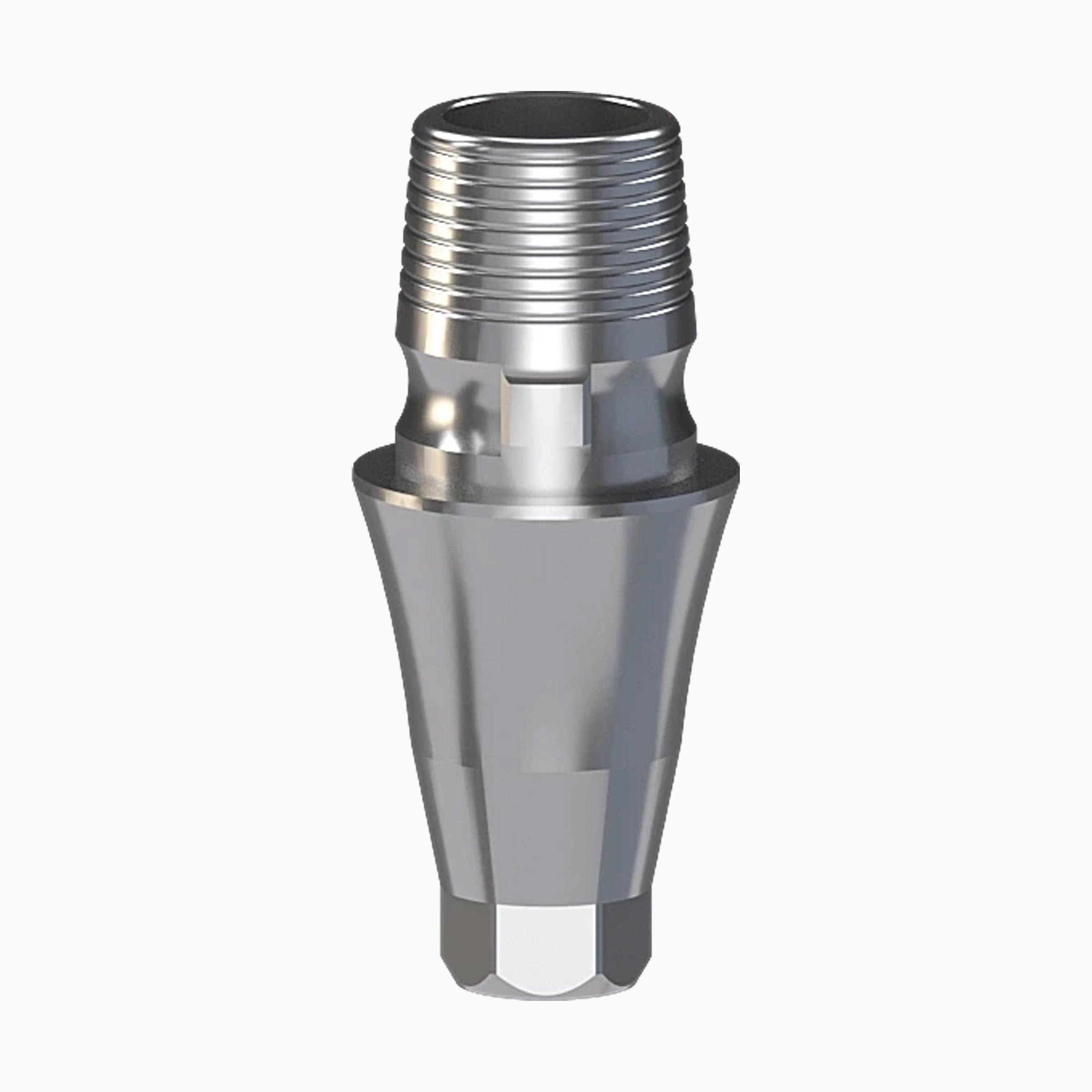 Conical TiBase Abutment, Round, Engaging, H4.0, C3.0 mm