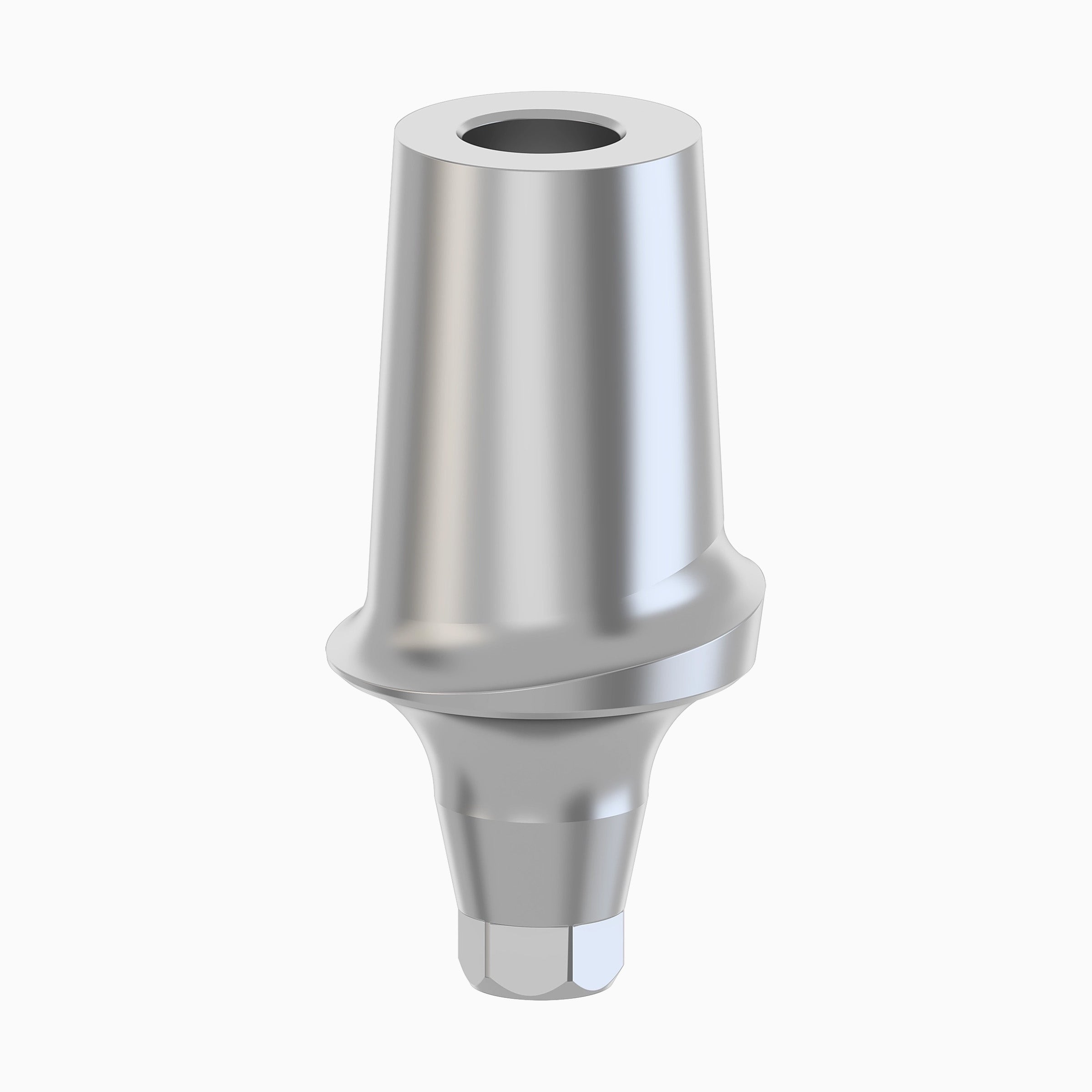 Conical Titanium Abutment, Straight, Anatomic Concave, Ø6.0, C2.0 mm