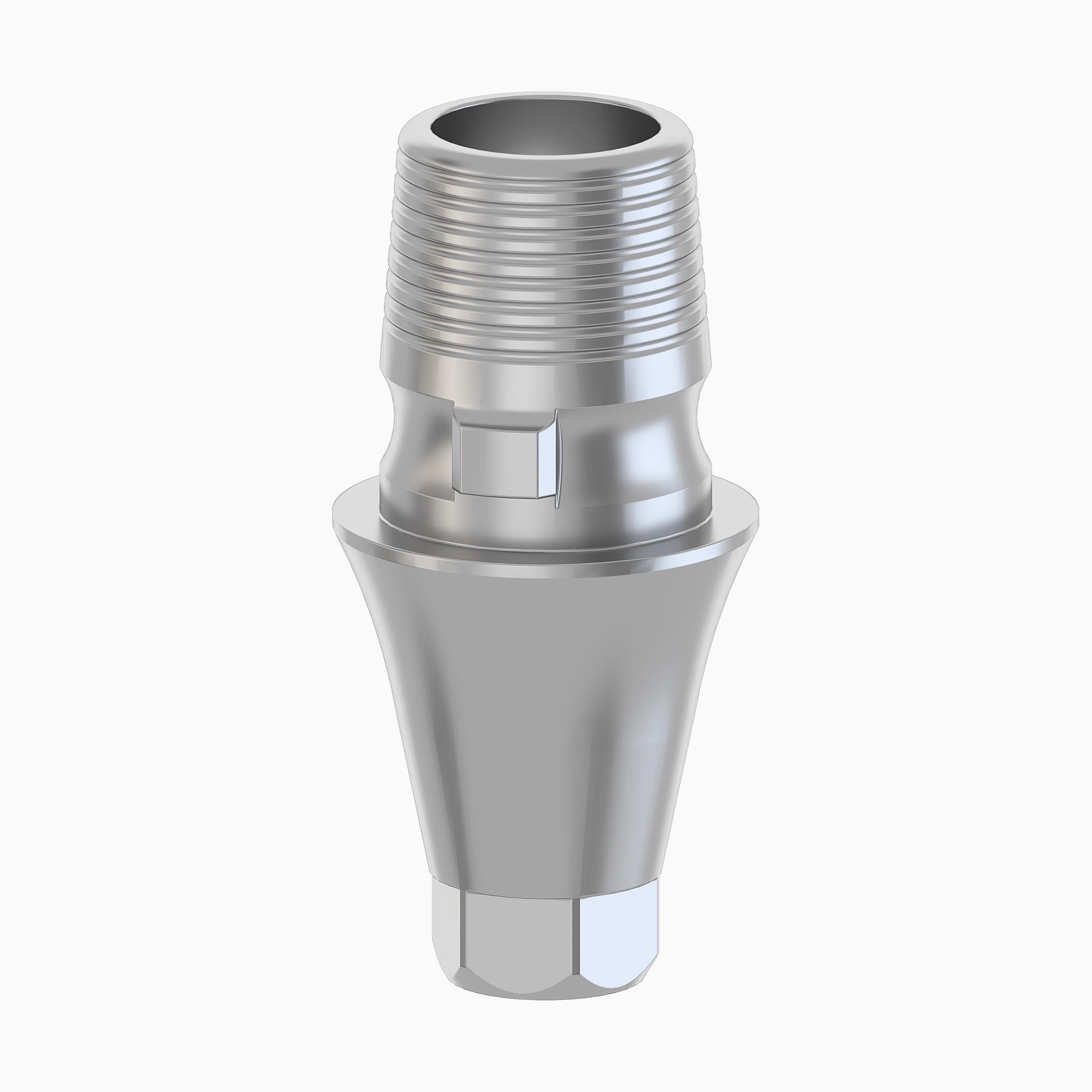 Conical TiBase Abutment, Round, Engaging, H4.0, C2.0 mm