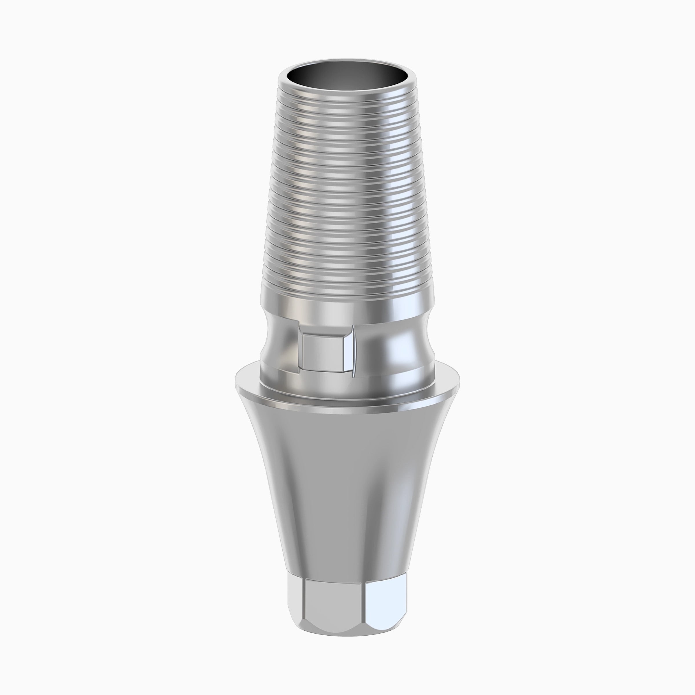 Conical TiBase Abutment, Round, Engaging, H6.0, C2.0 mm