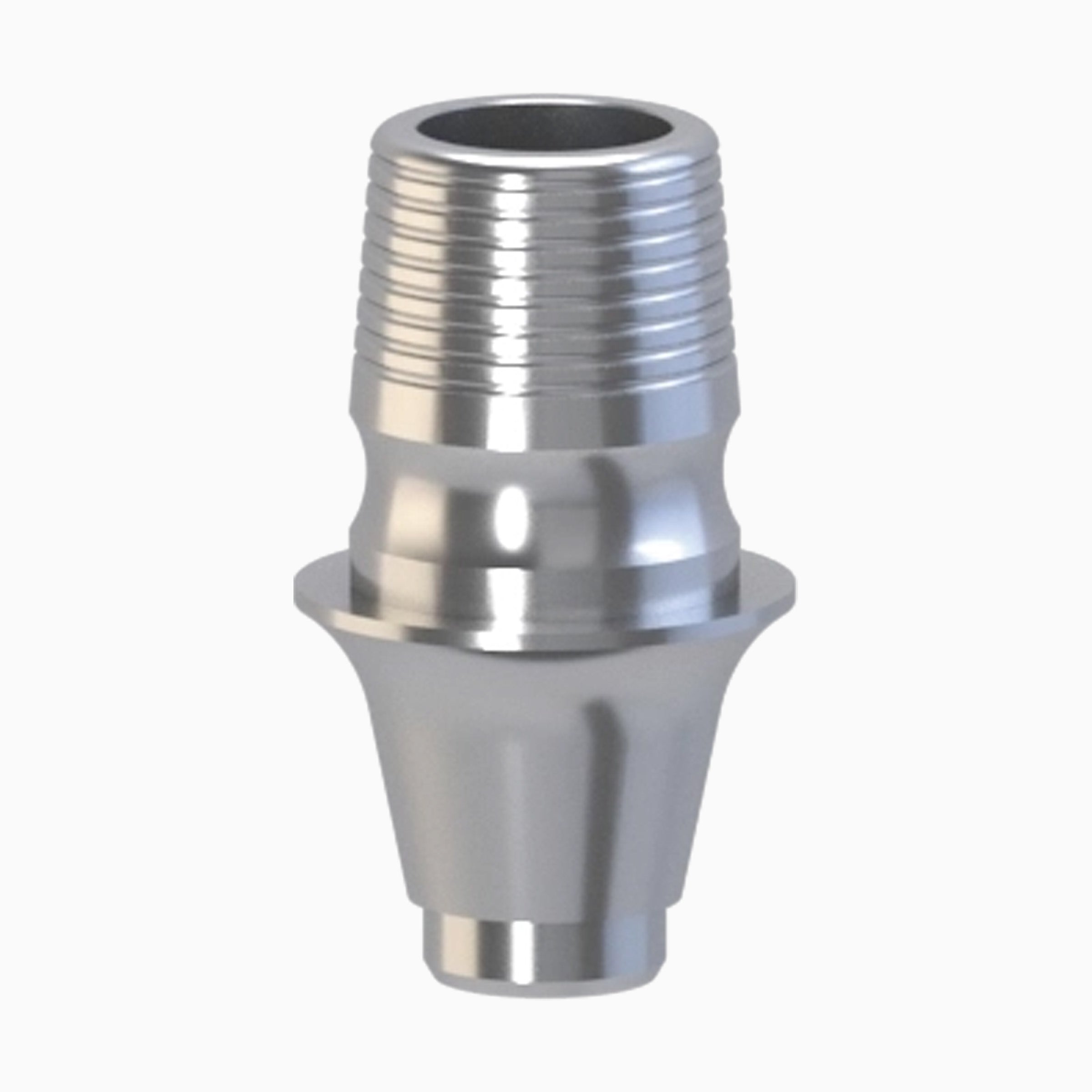 Conical TiBase Abutment, Round, Non-Engaging, H4.0, C1.0 mm