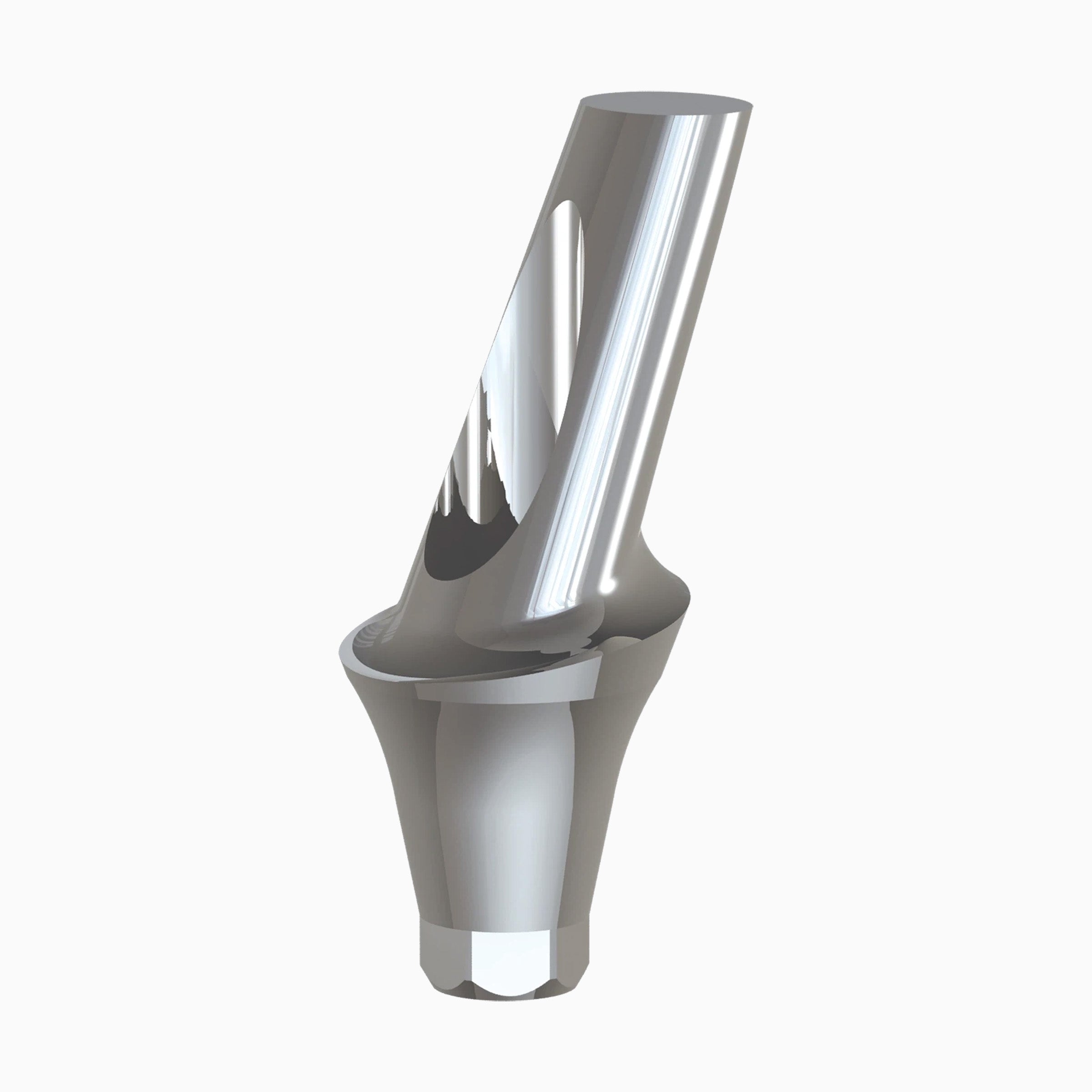 Conical Titanium Abutment, 20° Angled, Anatomic Concave, Ø4.5, C1.0 mm