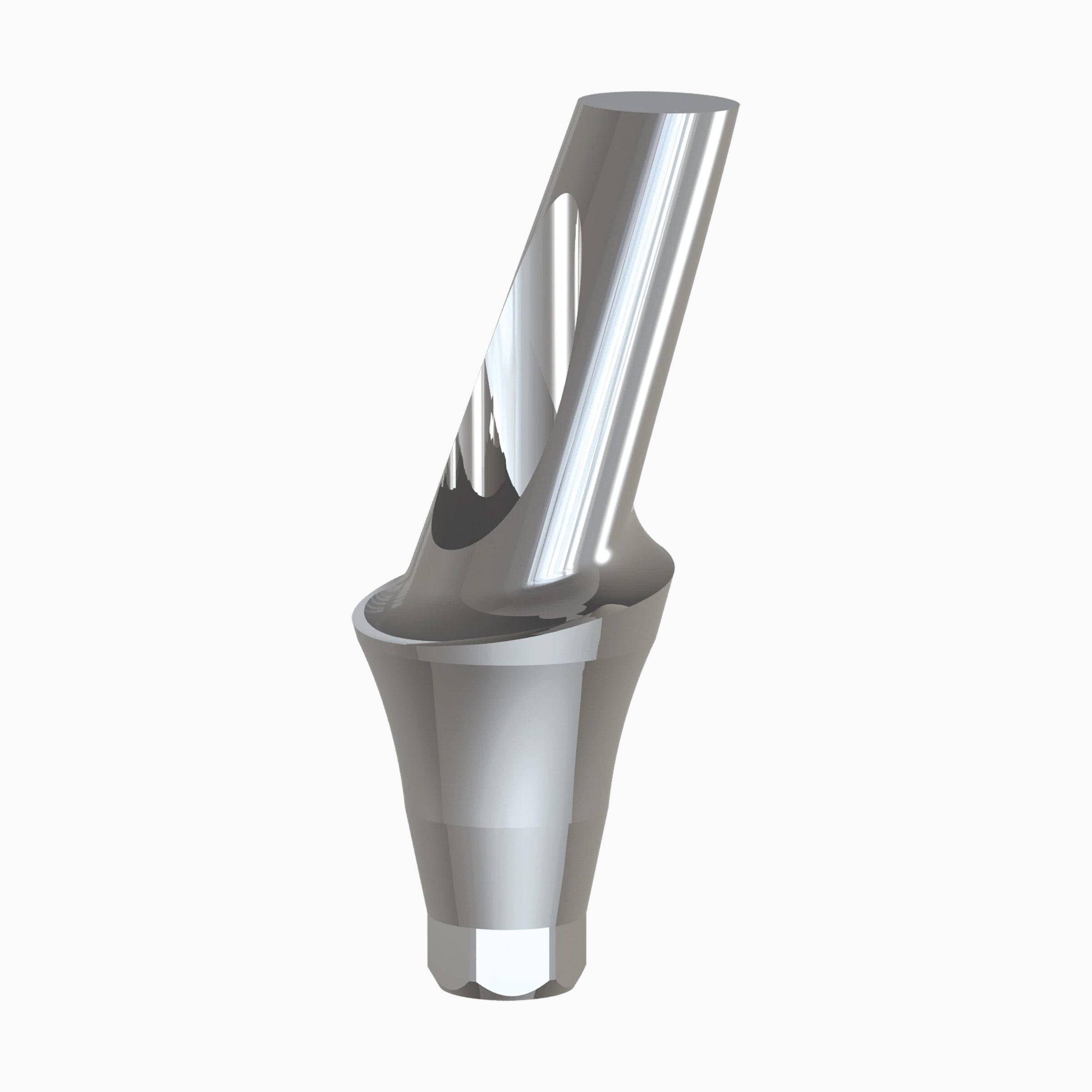 Conical Titanium Abutment, 20° Angled, Anatomic Concave, Ø4.5, C3.0 mm