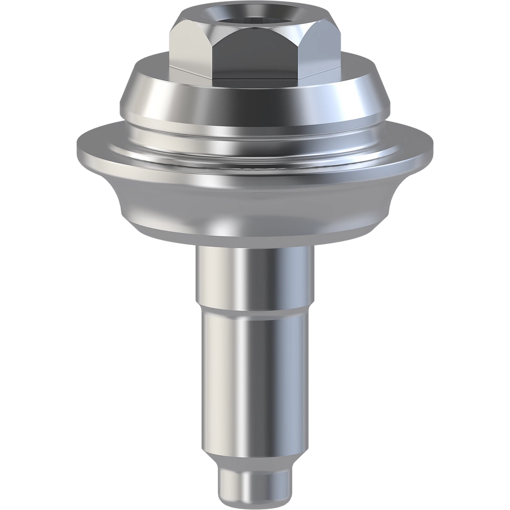 Paltop Internal Hex Multi-Unit Straight Abutment, WP, Ø 6.0, C 1.0 mm