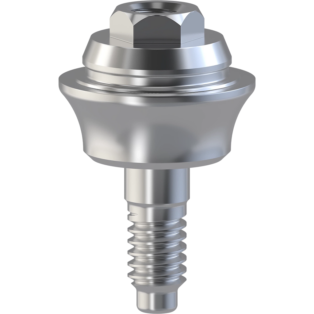 Paltop Internal Hex Multi-Unit Straight Abutment, WP, Ø 6.0, C 2.0 mm