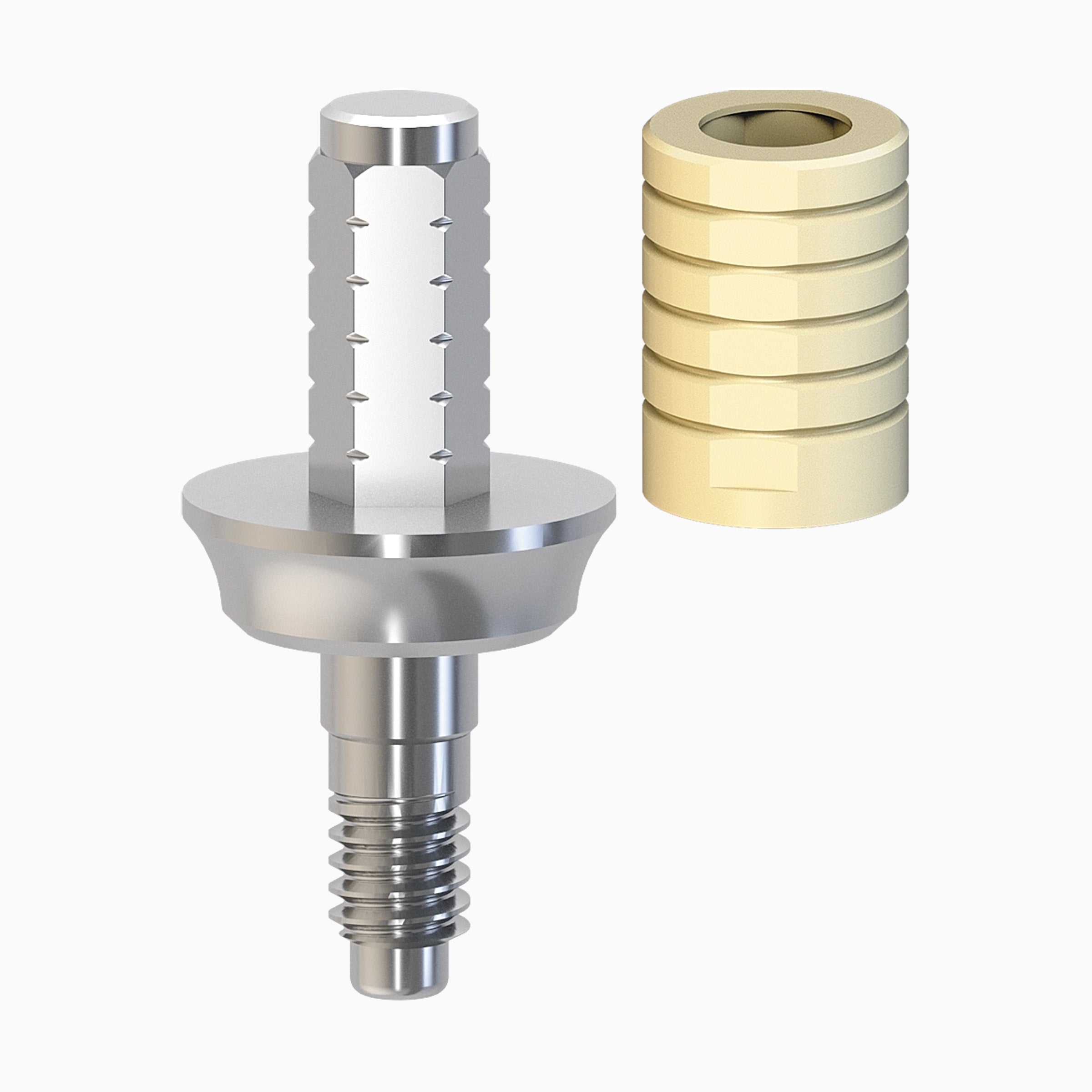 Internal Hex Titanium Temporary Abutment, Immediate, WP, C1.5 mm