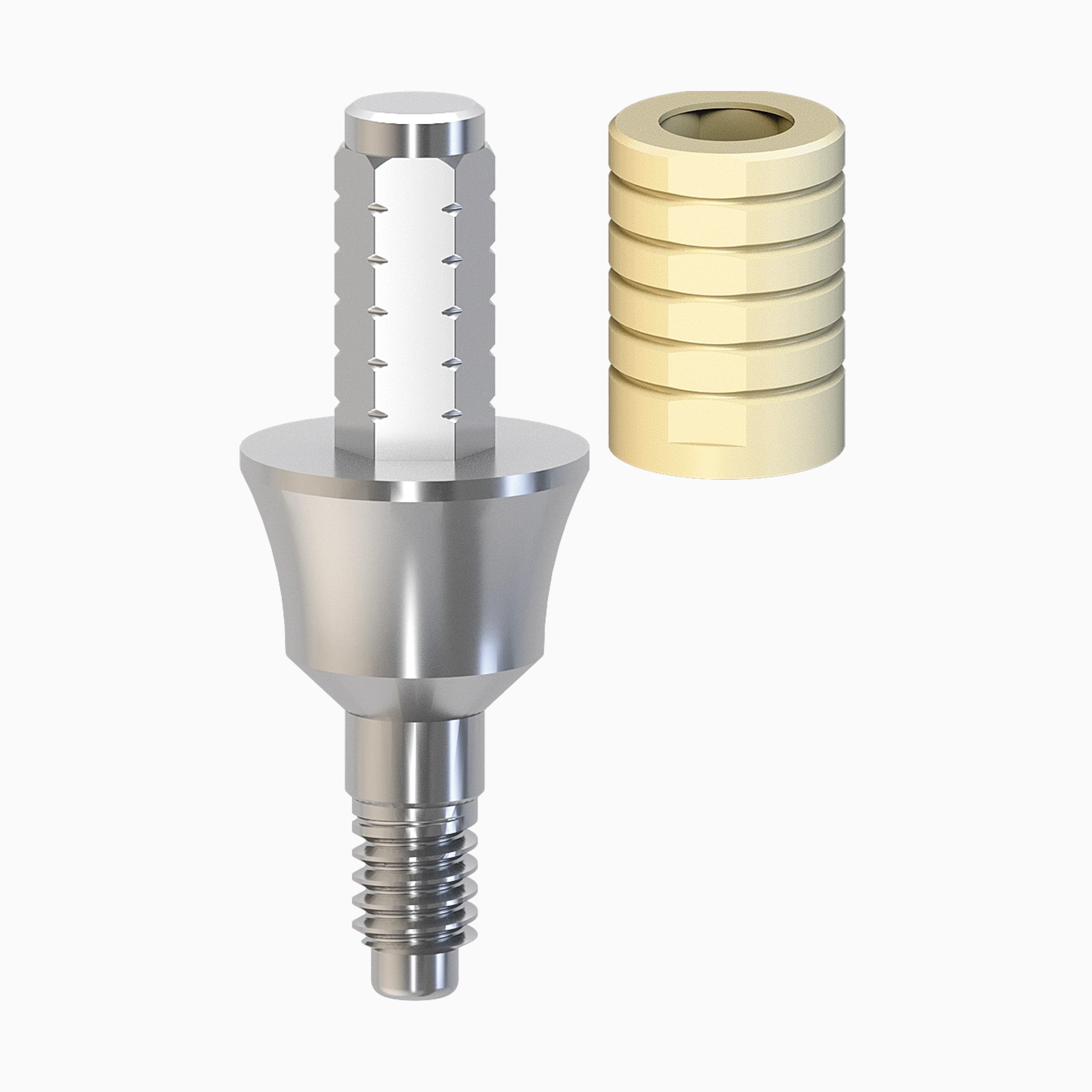 Internal Hex Titanium Temporary Abutment, Immediate, WP, C3.0 mm, Wide