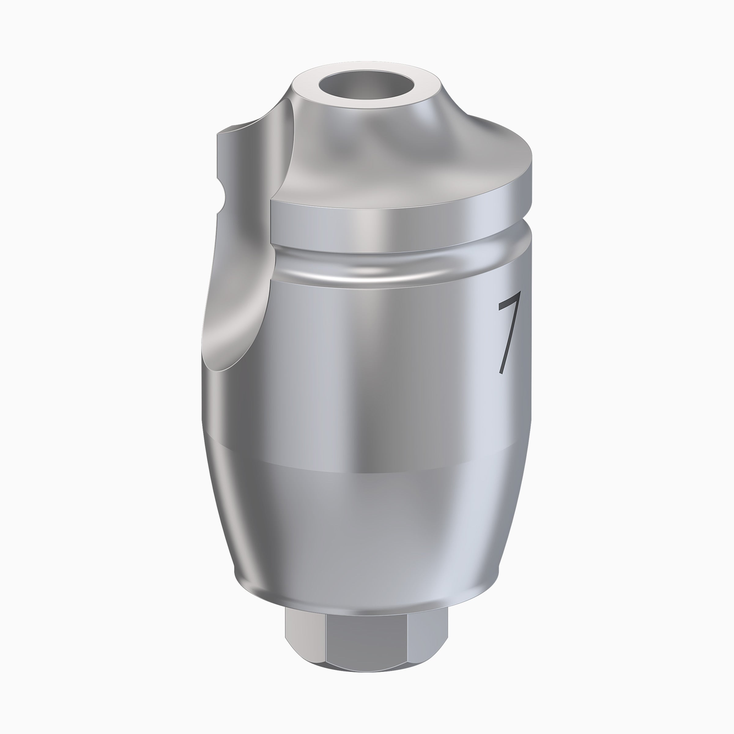 I-HEXMRT™ Internal Hex Impression Coping, UWD, Closed Tray, Contour, Ø7.0, F7.0 mm