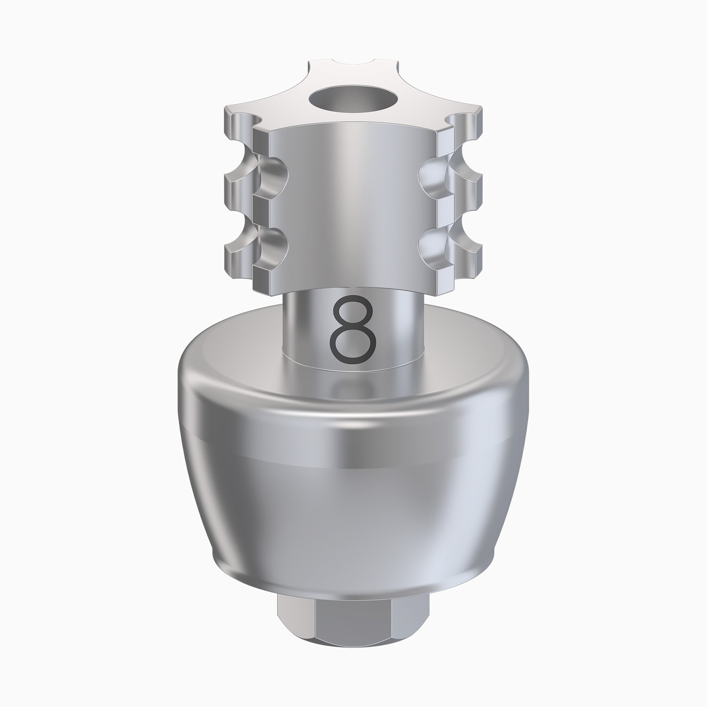 I-HEXMRT™ Internal Hex Impression Coping, UWD, Open Tray, Contour, Ø8.0/9.0, F8.0 mm