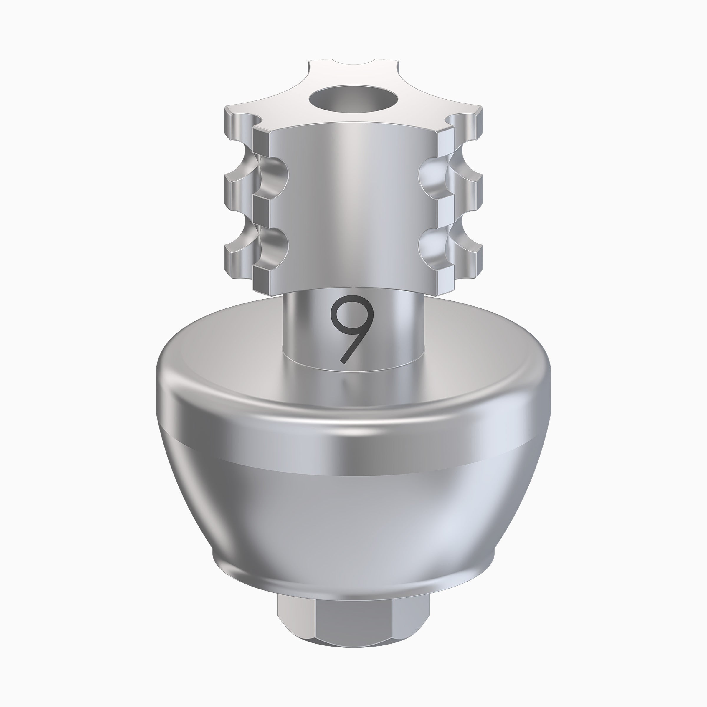 I-HEXMRT™ Internal Hex Impression Coping, UWD, Open Tray, Contour, Ø8.0/9.0, F9.0 mm