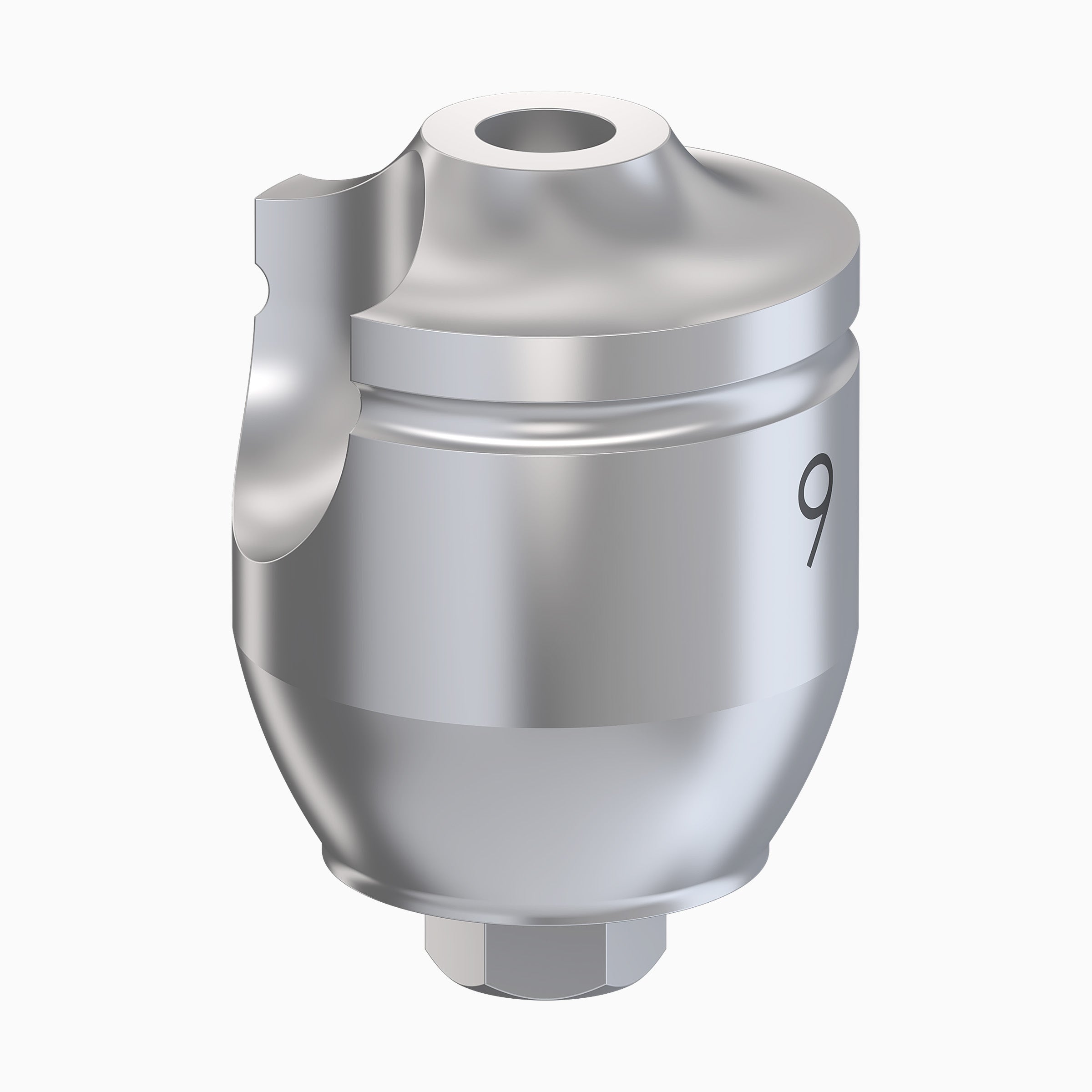 I-HEXMRT™ Internal Hex Impression Coping, UWD, Closed Tray, Contour, Ø8.0/9.0, F9.0 mm