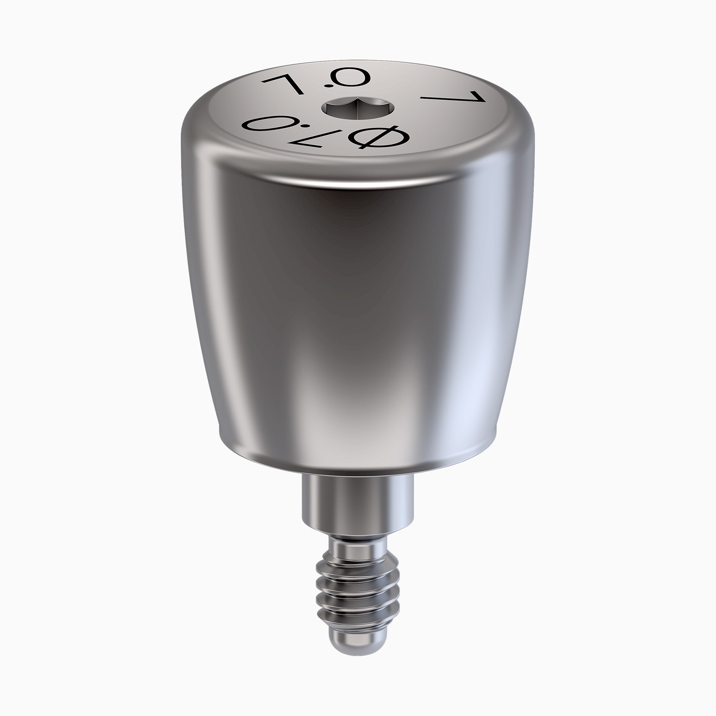 I-HEXMRT™ Healing Abutment, 7.0 Con, 7.0 mm Cuff for Ø7.0
