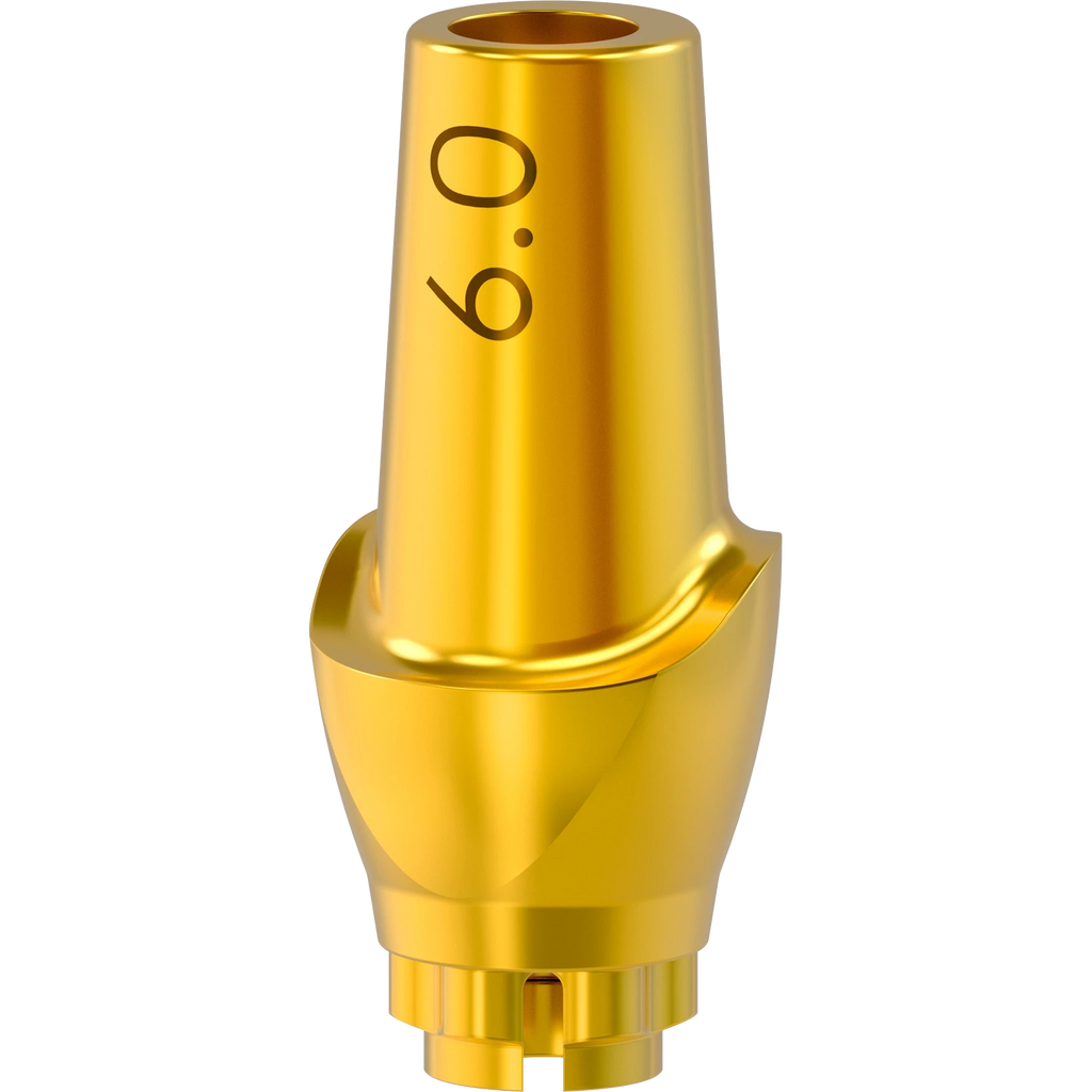 TI-LOBE TITE™ Aesthetic Contour Ti Abutment Ø 5.0/6.0, F 6.0, C 3.0, w/ Screw